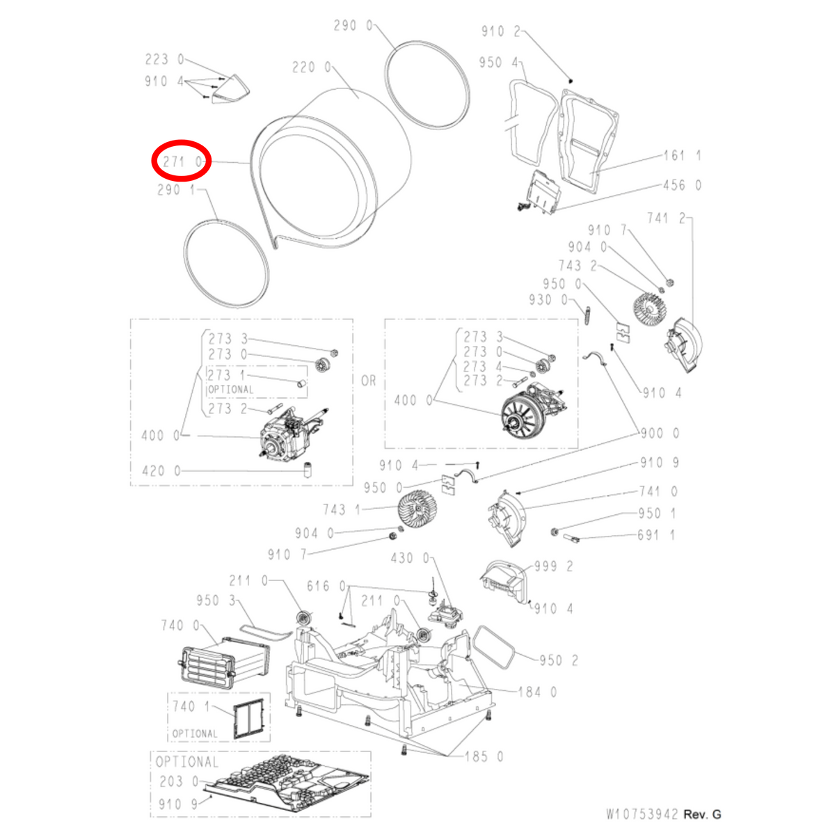 Genuine Whirlpool Tumble Dryer Drive Belt 7PH2010 480112101469 - view 4