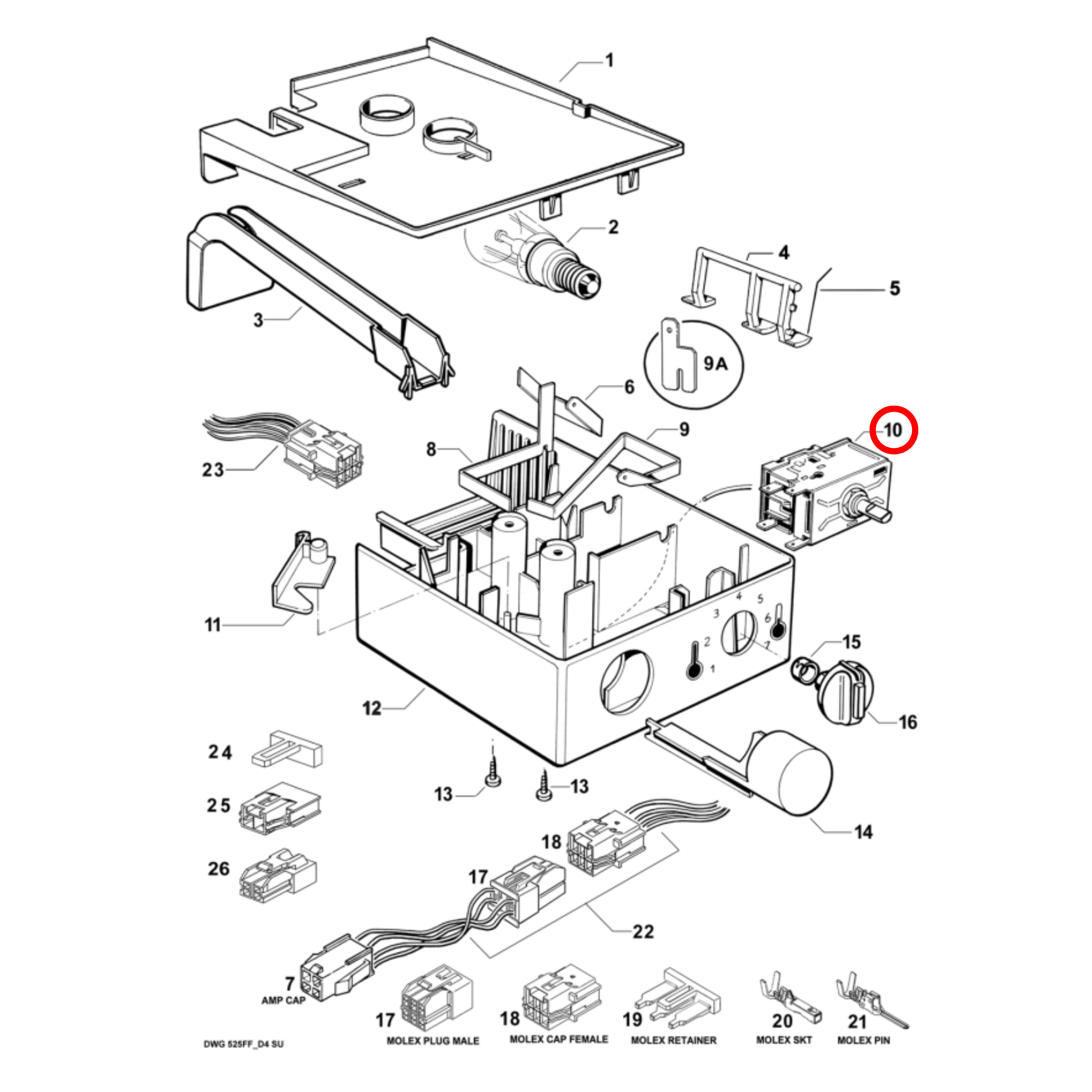 878372P Fisher & Paykel Fridge Thermostat - 883710P