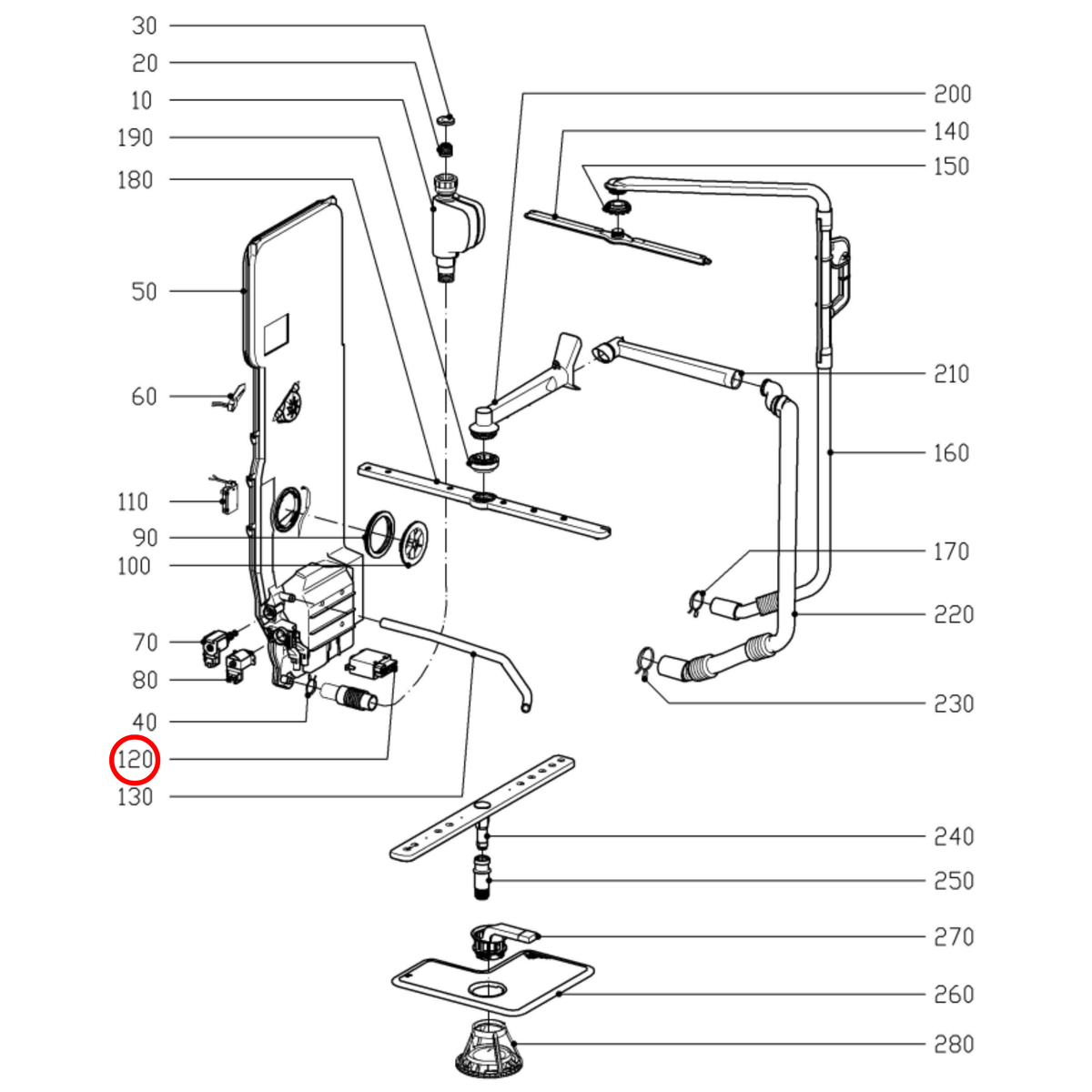 05870220 Miele Dishwasher, Dryer, Washing Machine Heater Relay - image 2