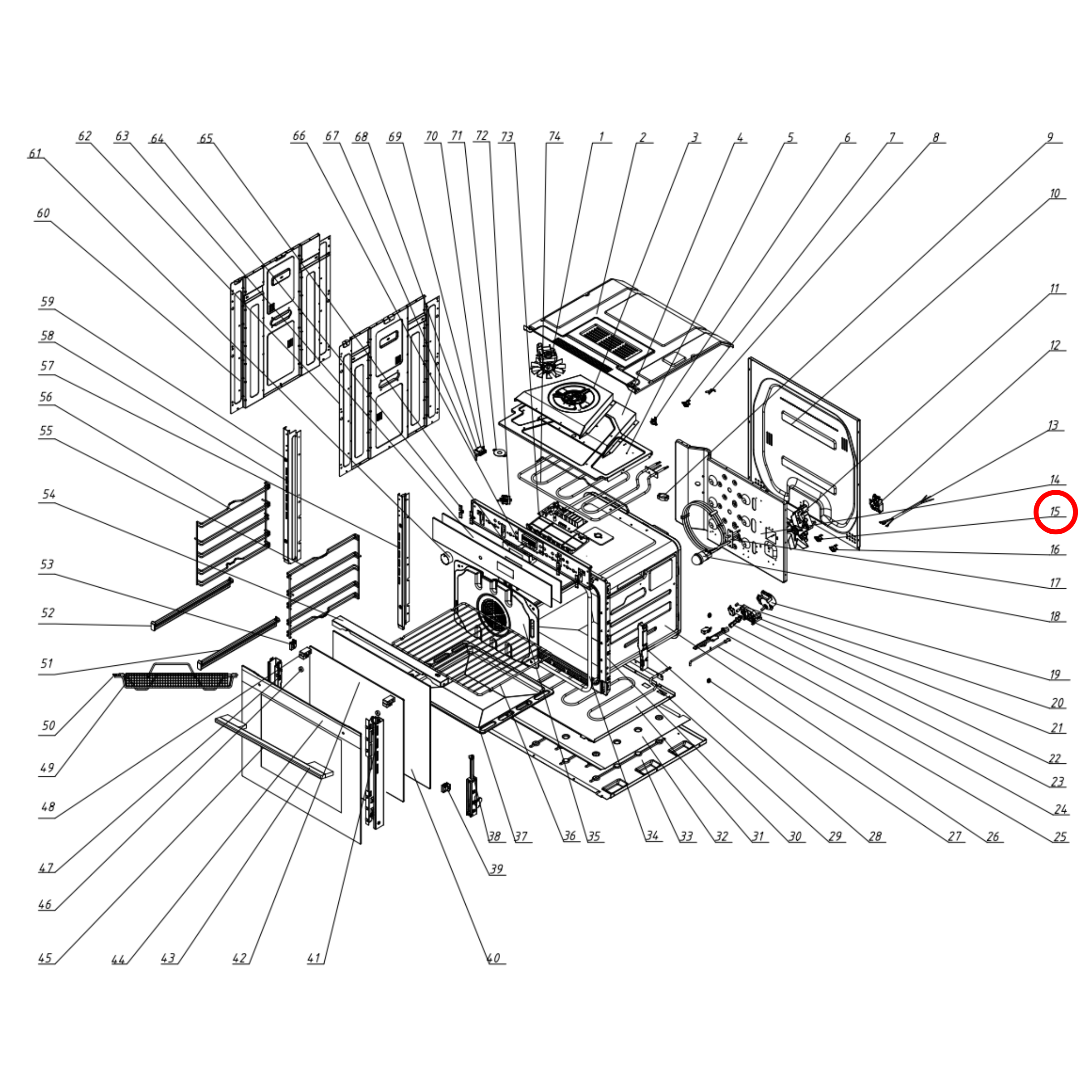 30100700001 Technika Oven Thermal Overload 85°C Closed - 33308001