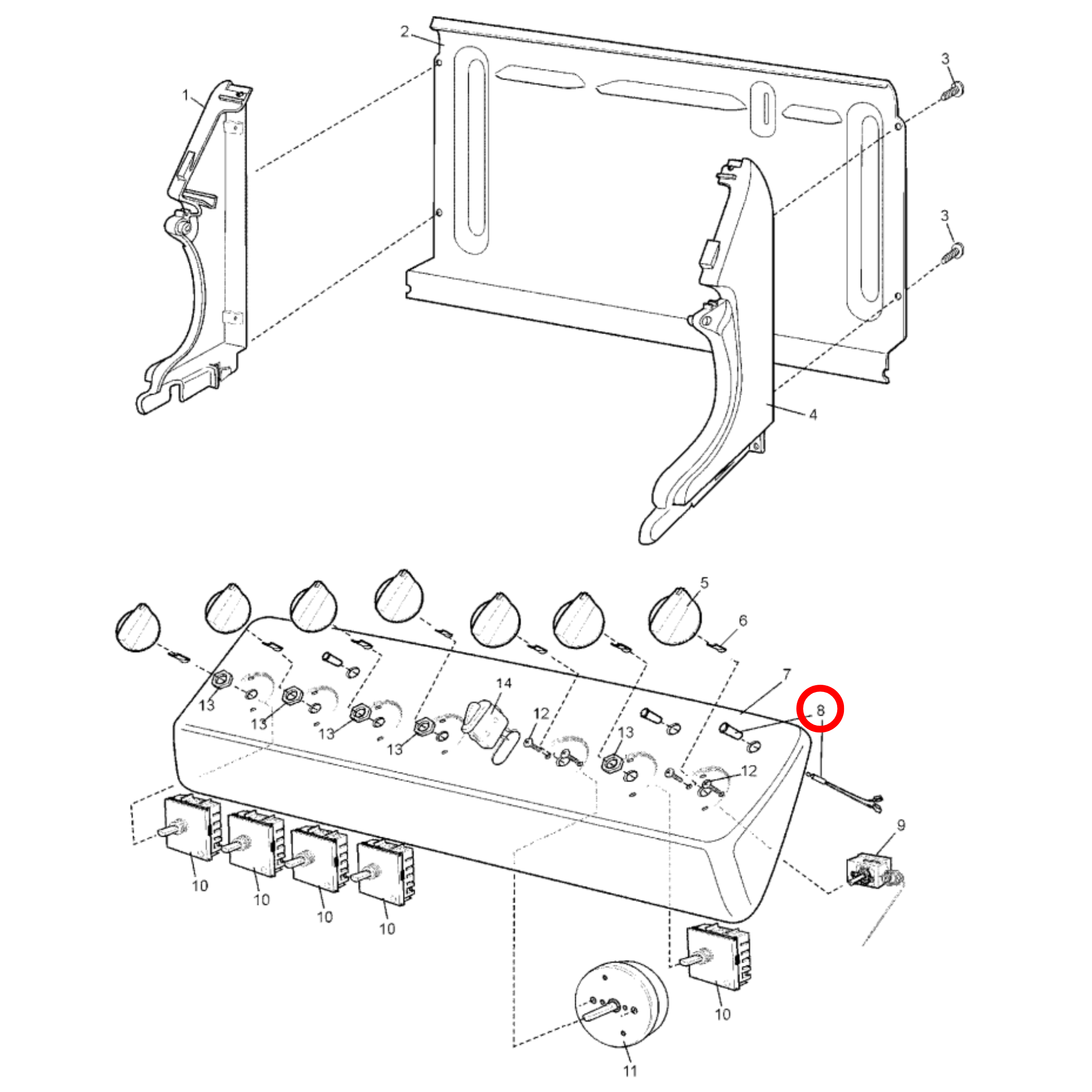 4055541322 Electrolux Oven, Cooktop Light Indicator With Lens - 0609100269