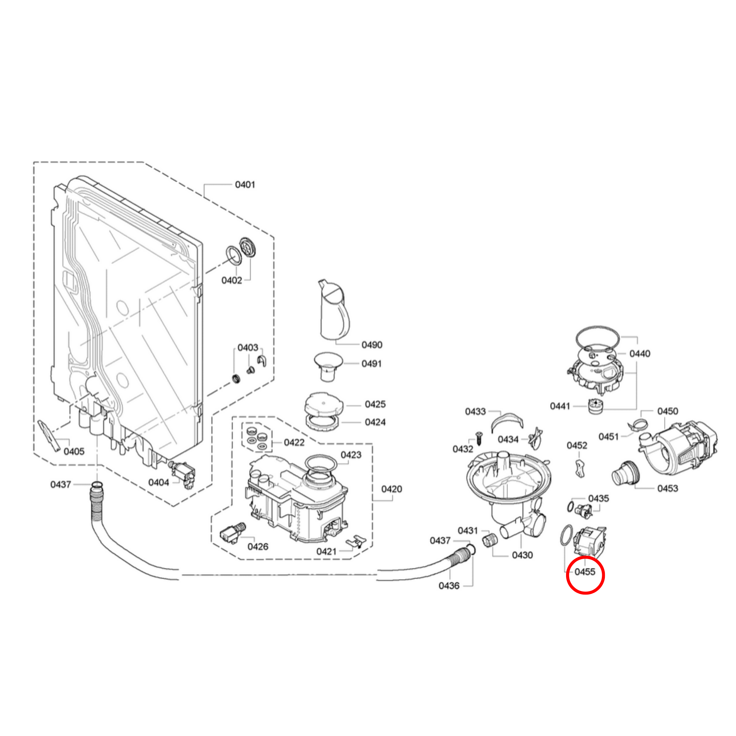 00611332 Bosch Dishwasher Drain Pump