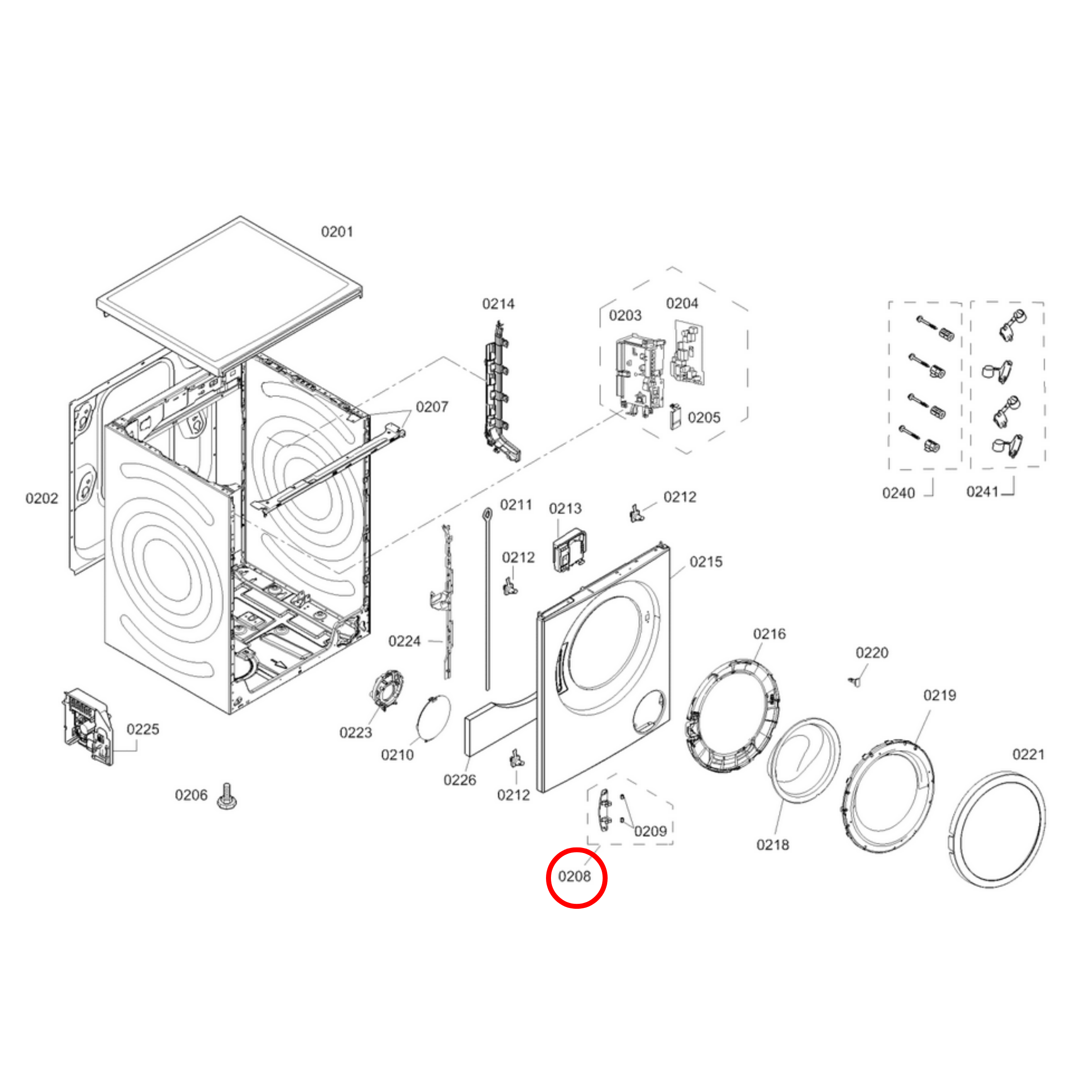 00633549 Bosch Washing Machine Door Hinge