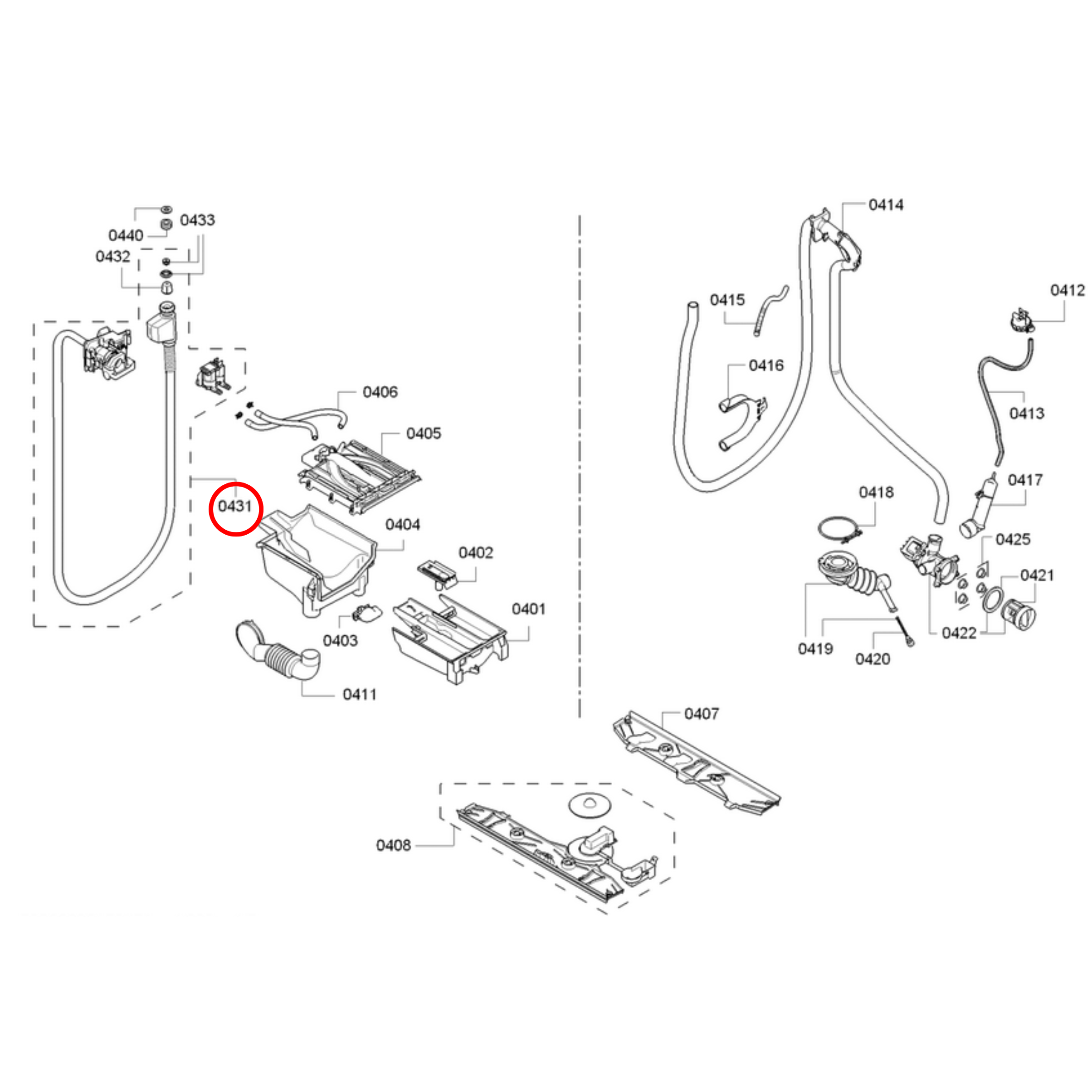 00667327 Bosch, Siemens Washing Machine Inlet Aquastop Hose - 11019468