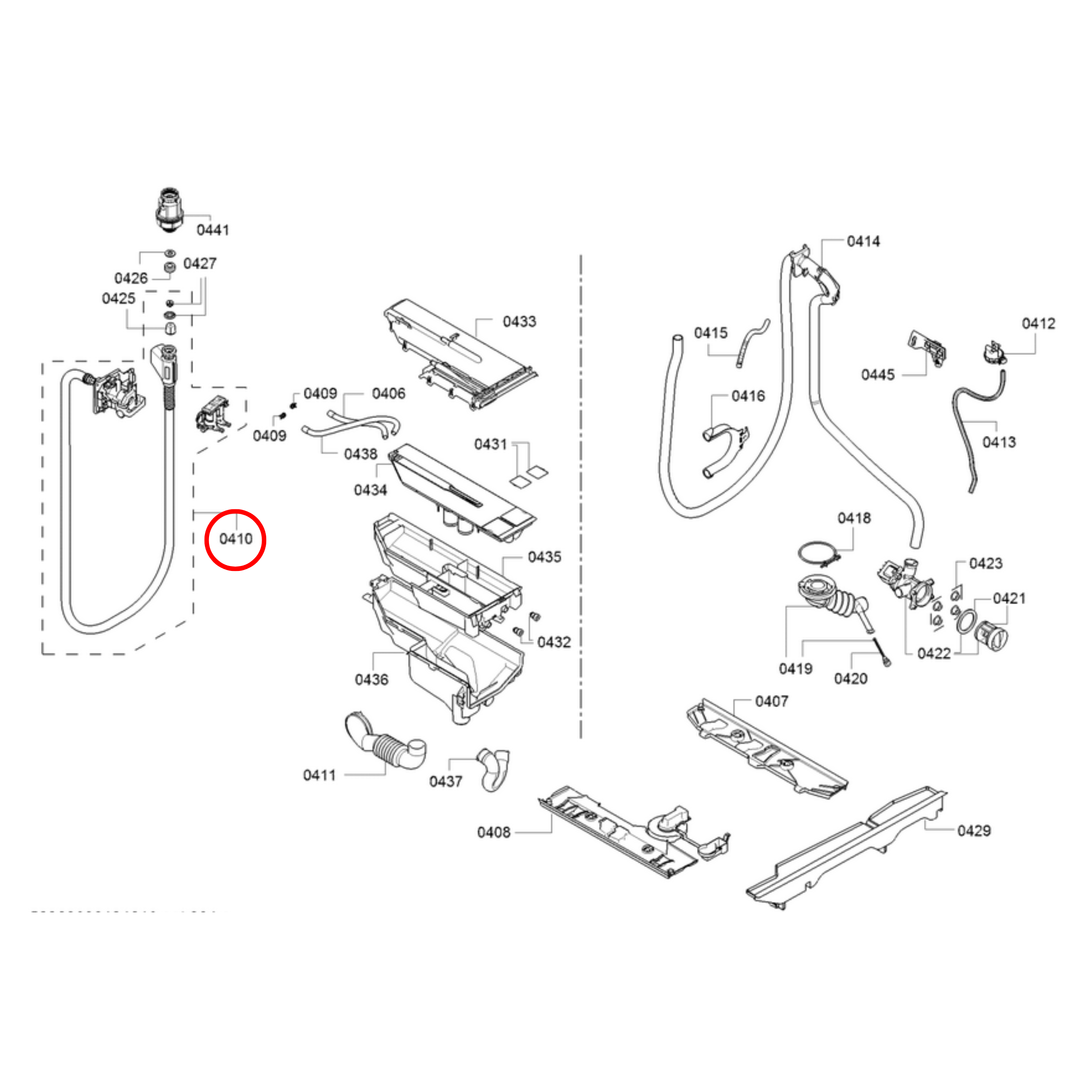 00702474 Bosch Washing Machine Aquastop Inlet Hose
