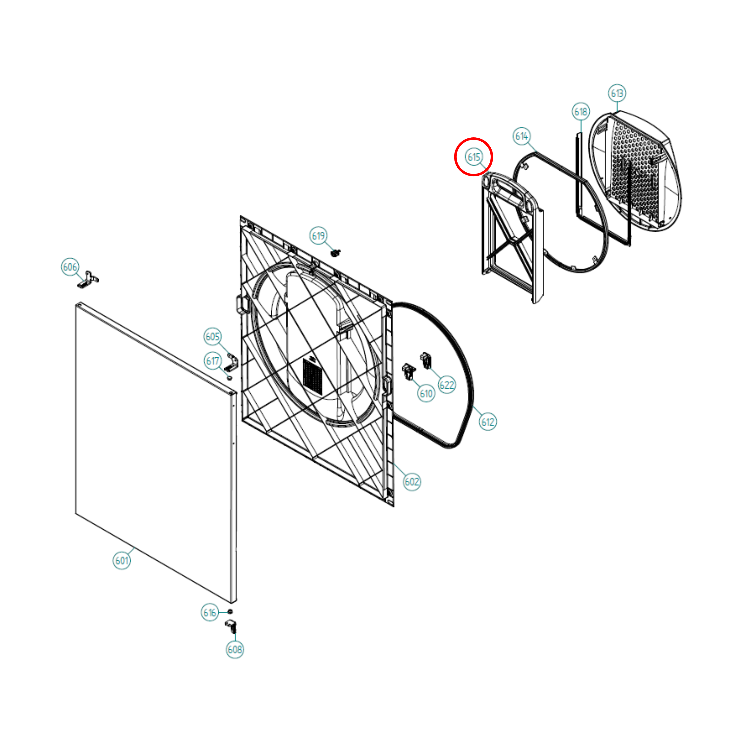 103361 Asko Dryer Lint Filter Complete