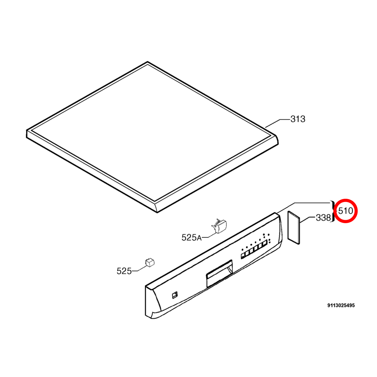 1560723114 Dishlex Dishwasher Control Panel - image 2