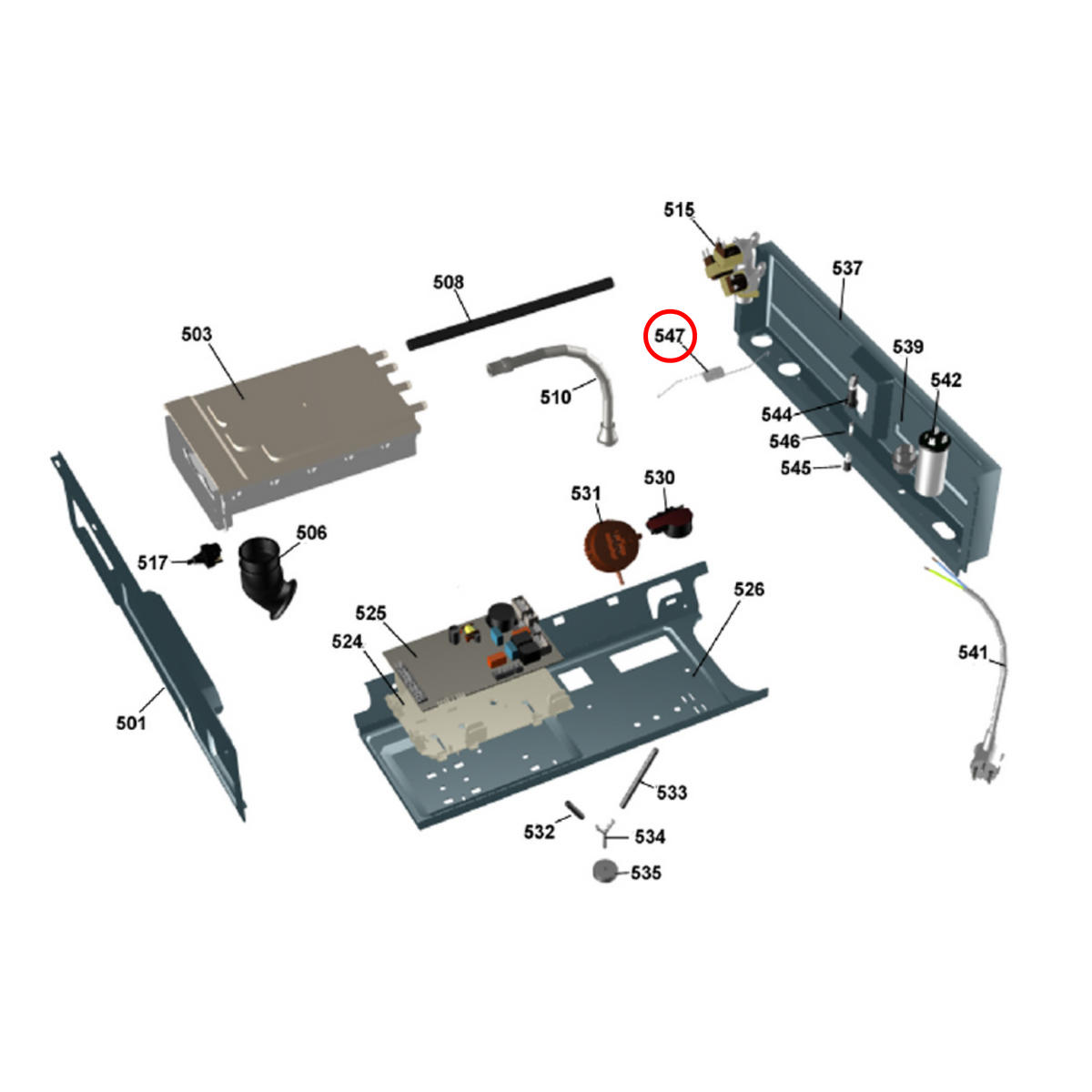 248532 Asko Washing Machine Balancing Spring - image 2