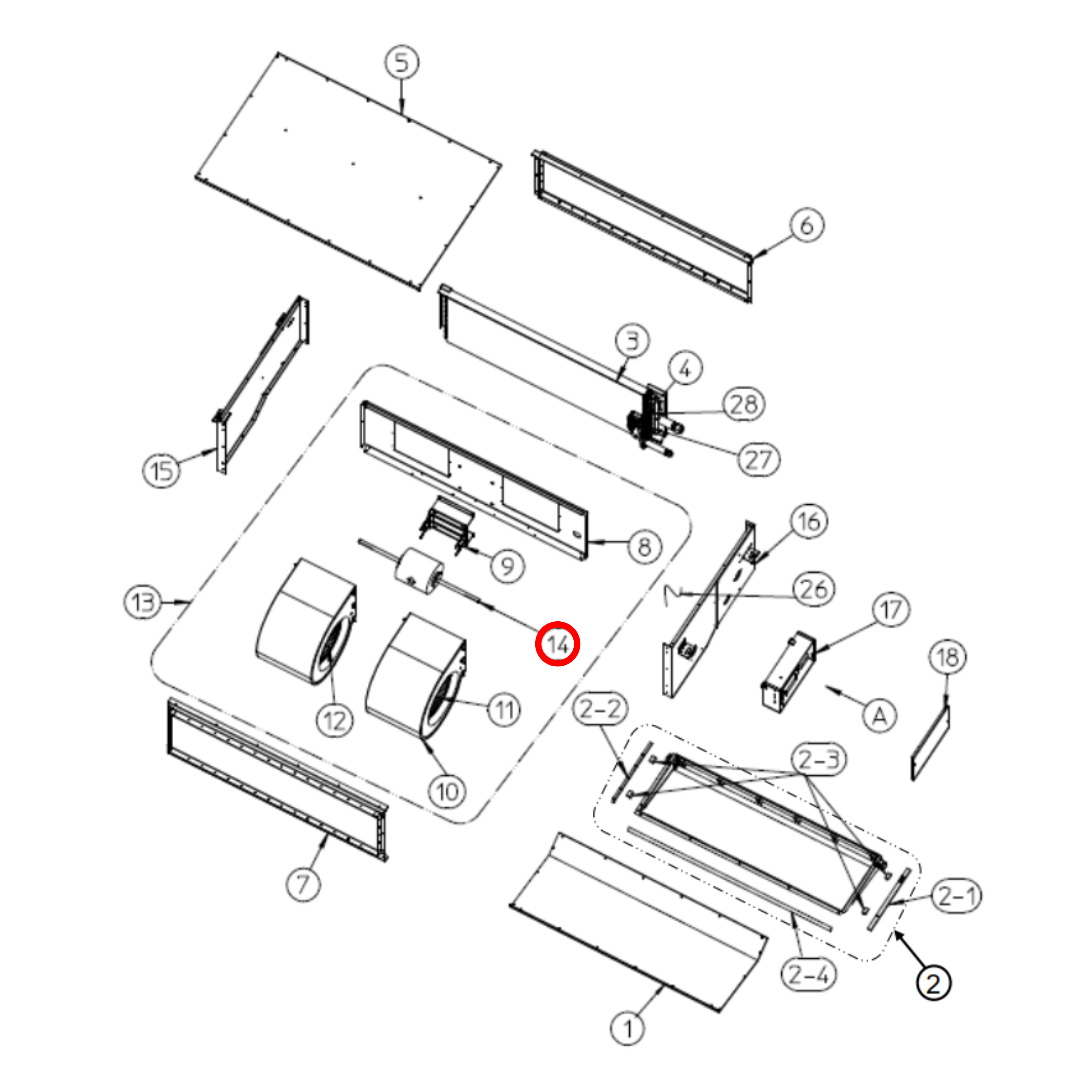 P06-T06060+C1 Panasonic Air Conditioner Indoor Fan Motor