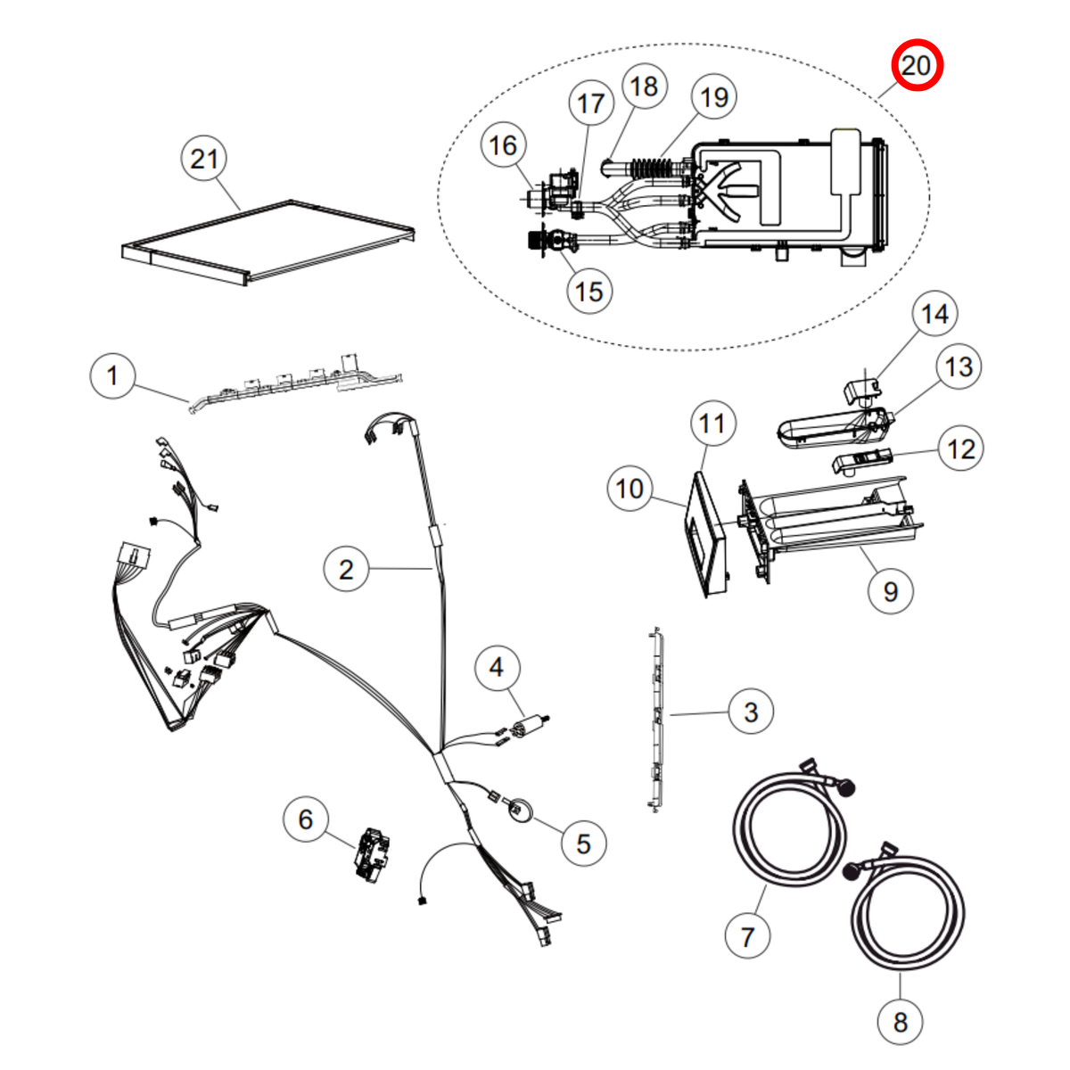 H0020810355A Fisher & Paykel Washing Machine Detergent Housing Assembly - image 2
