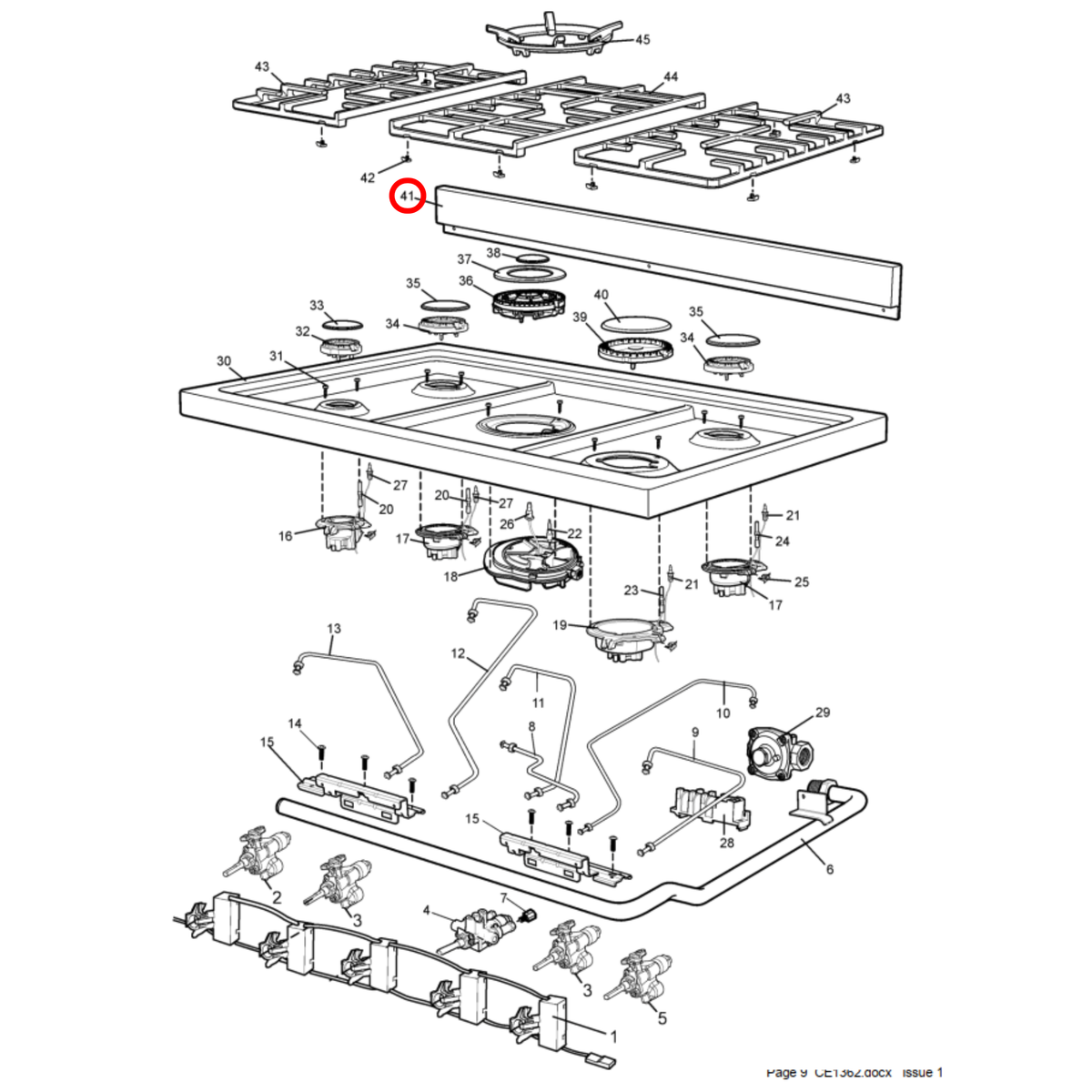 1760014613 Electrolux, Westinghouse Oven Splashback Panel - image 2