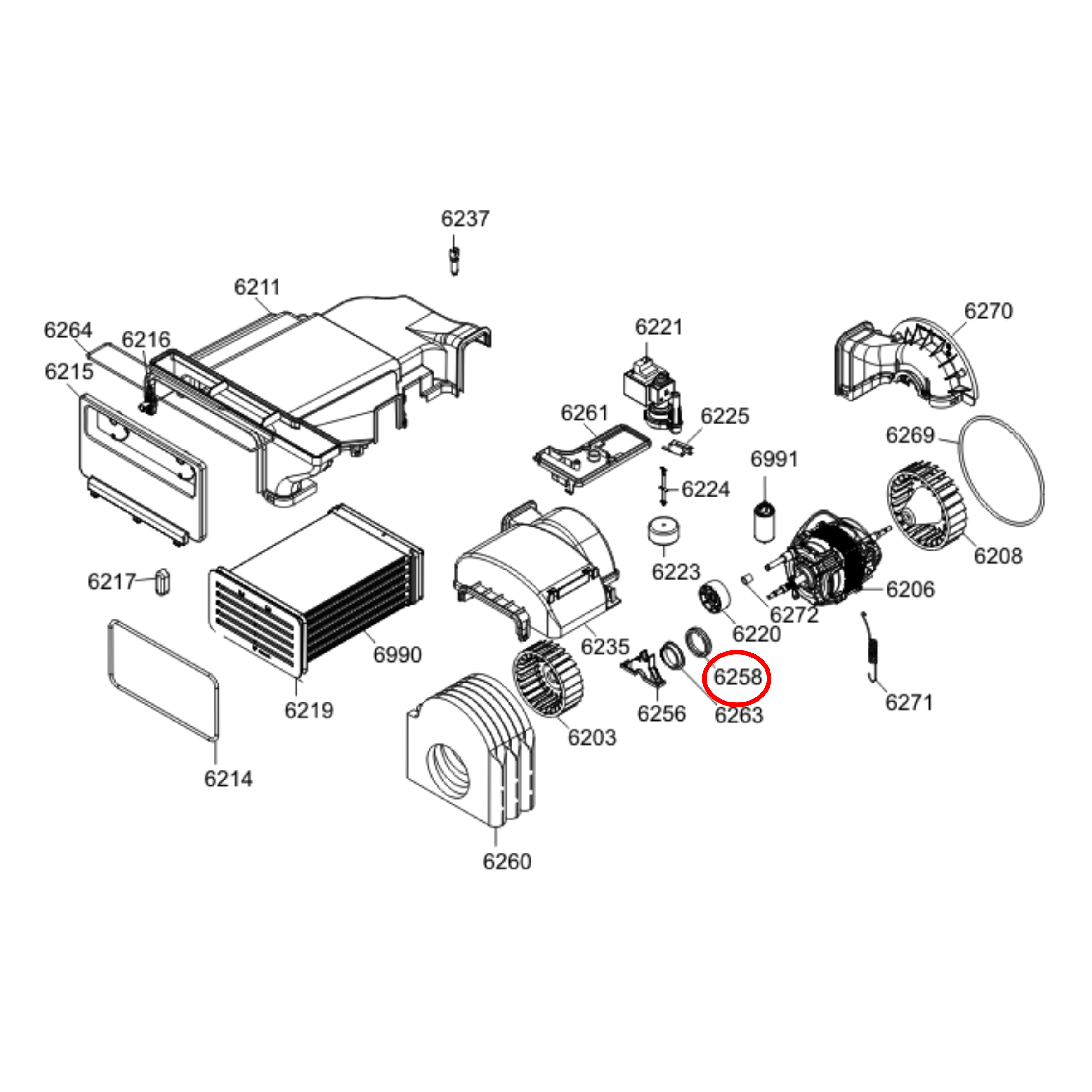346825 Asko Dryer Bearing Shock Absorber TD-70