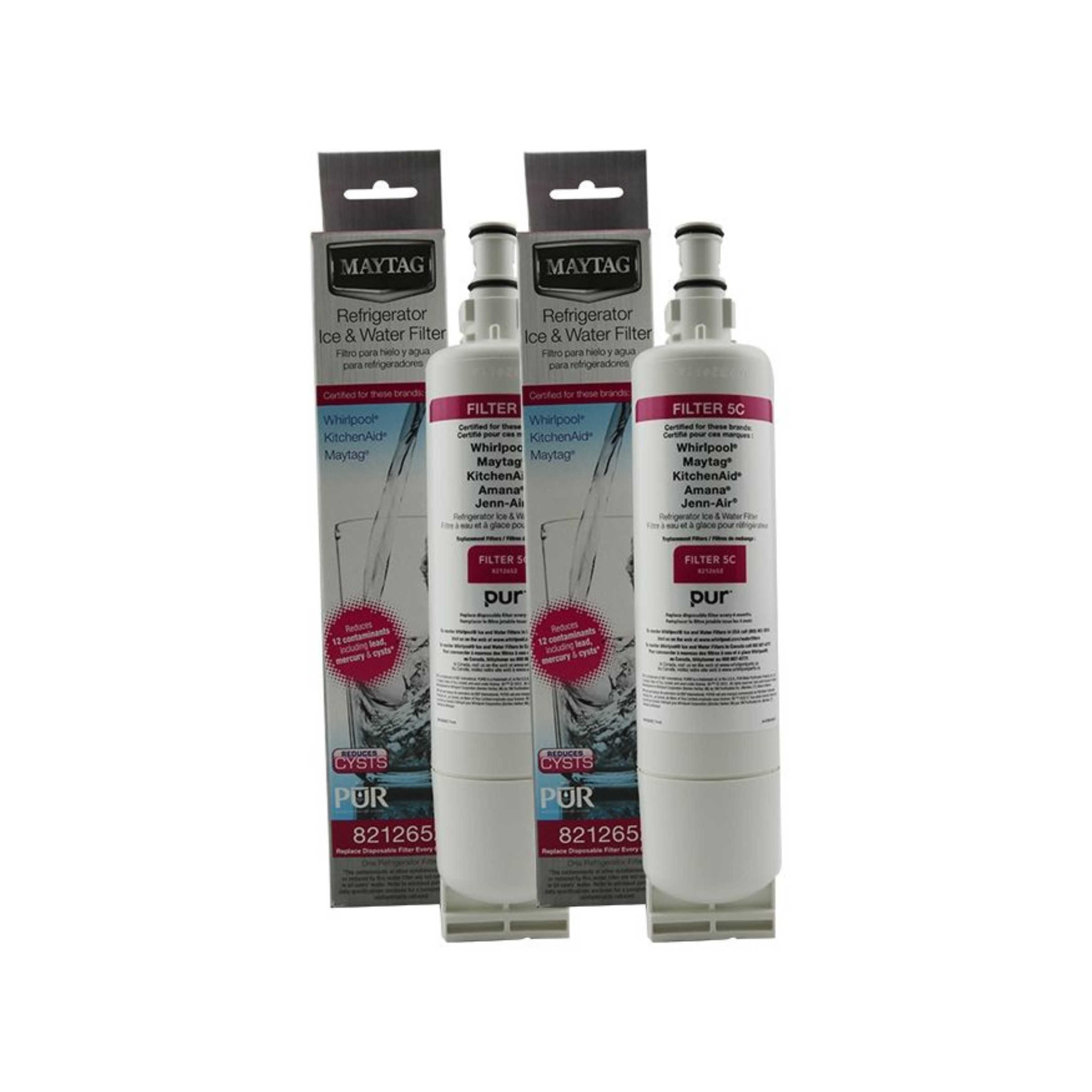4396508WF Whirlpool, Maytag Fridge Water Filter Single