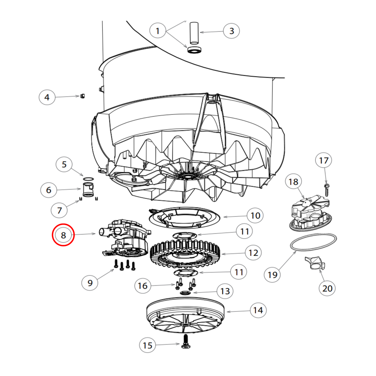 479627 Fisher & Paykel Aqua Smart Washing Machine Pump - image 2