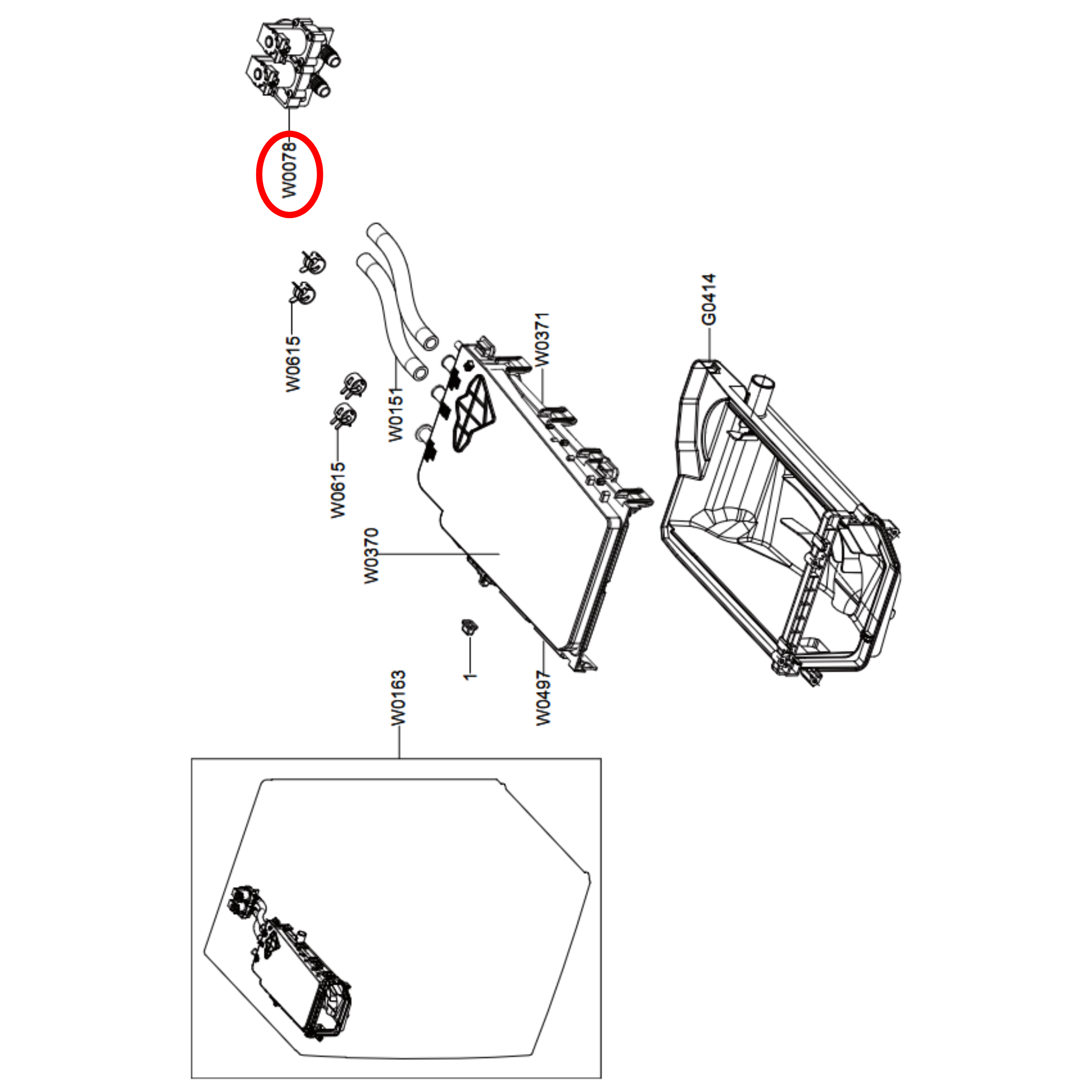 Bulk Buy 10 Pieces - 5220FR1251E Samsung, LG Washing Machine Duel Inlet Valve - W001, 5220FR2067B