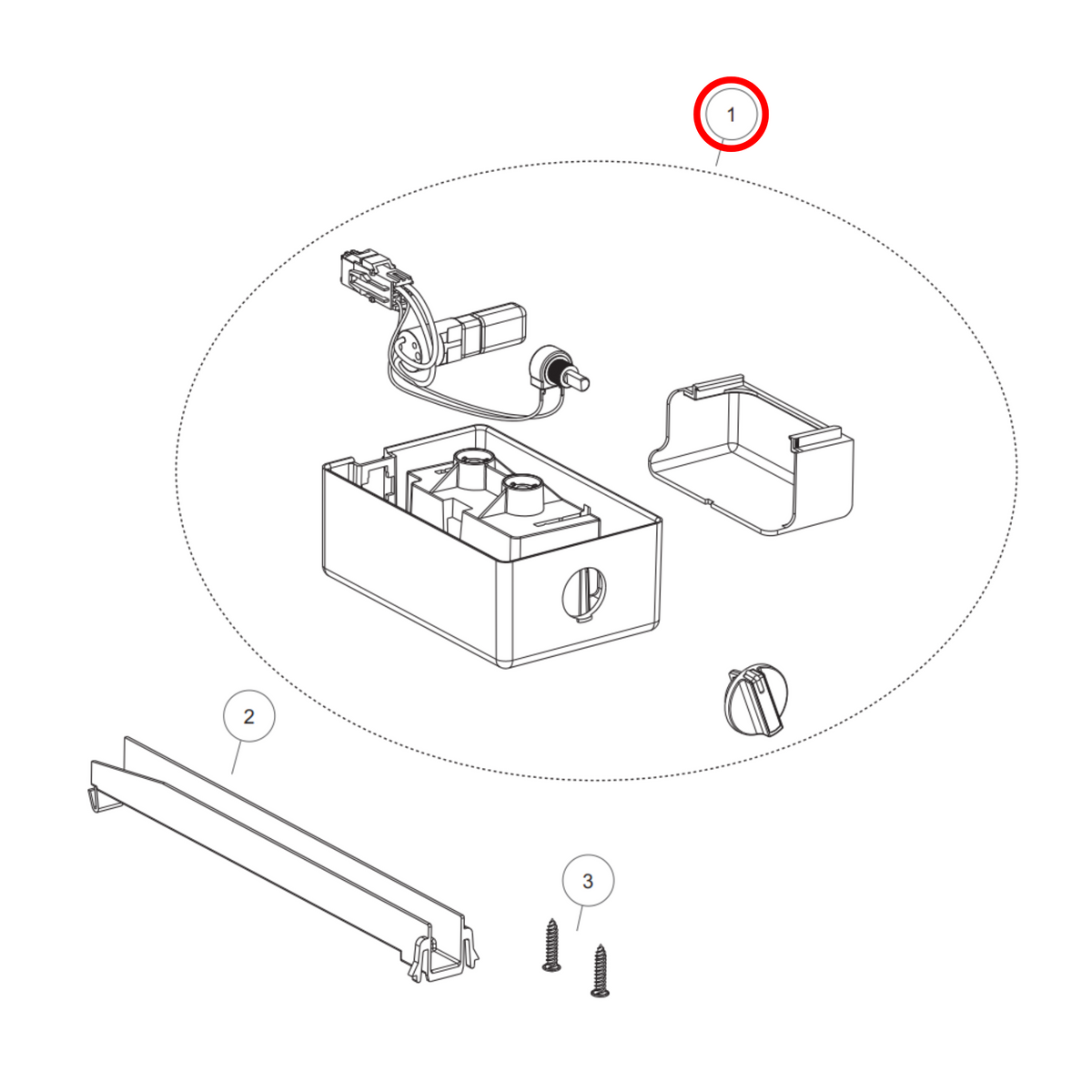 Parts diagram showing 845454 for Fisher & Paykel fridge models