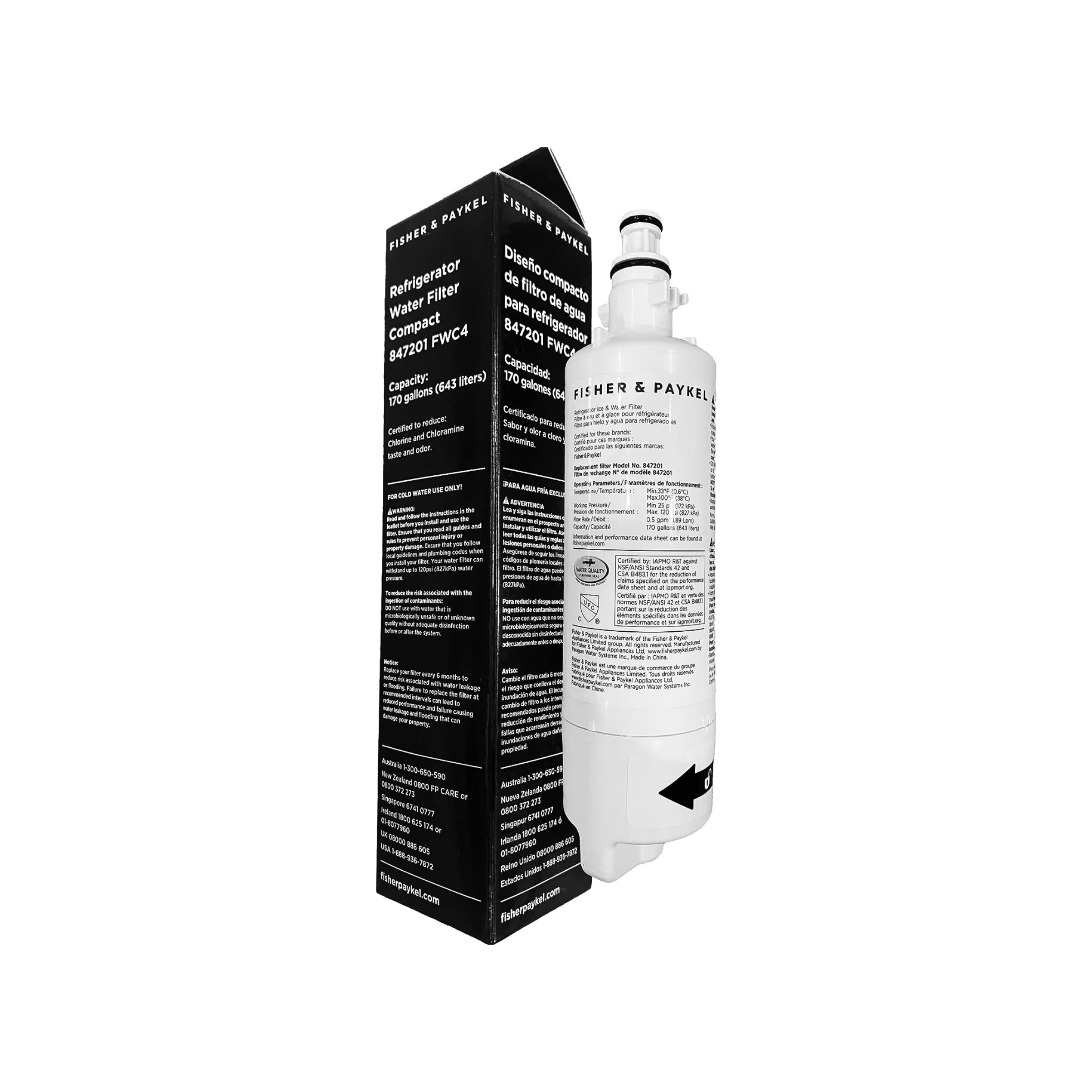 847201 Fisher & Paykel Fridge Water Filter