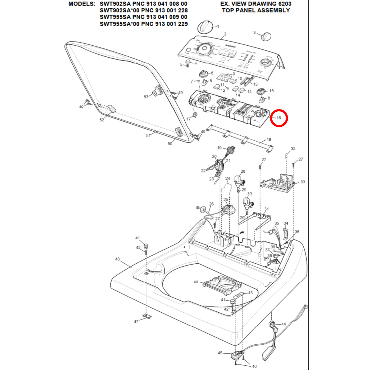 85801332770808 Simpson Top Load Washing Machine PCB Control Module - image 2