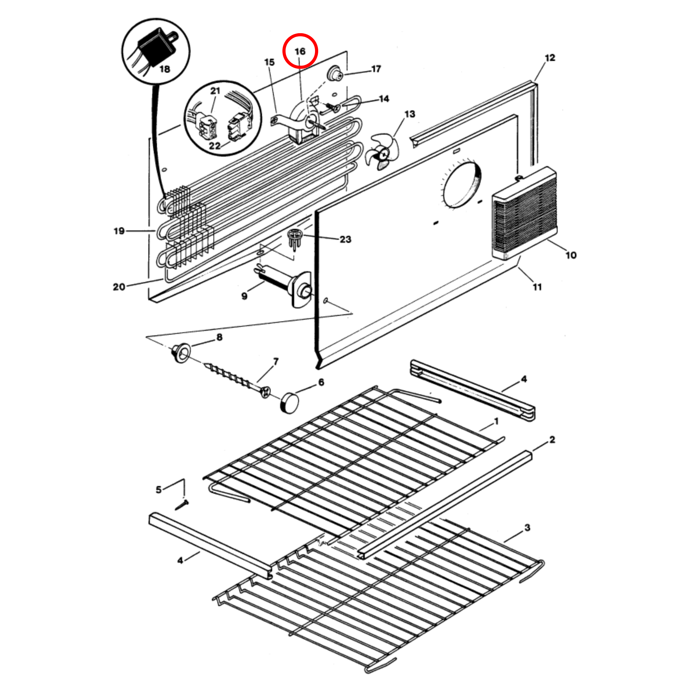 877730 Fisher & Paykel Fridge Fan Motor
