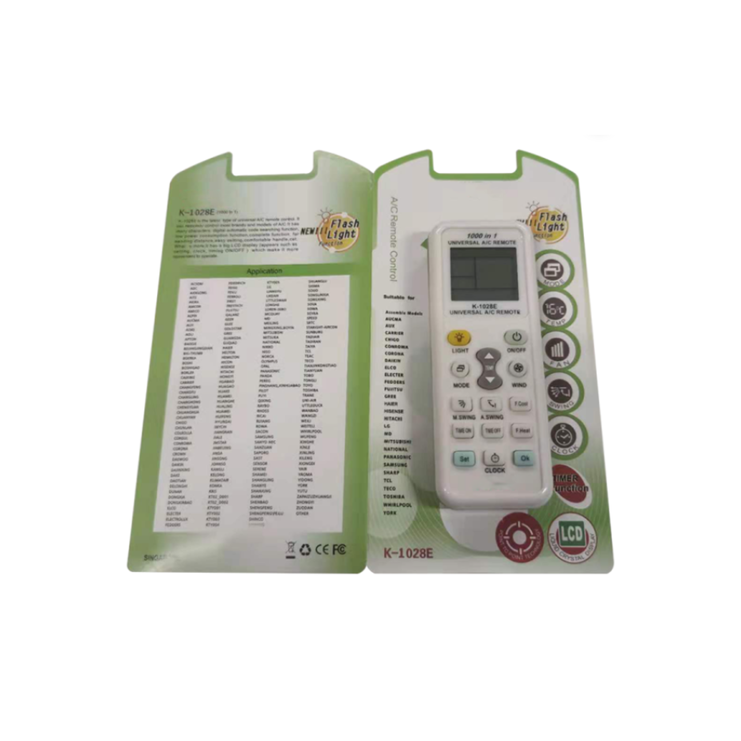 AC107 Universal Air Conditioner Remote 1000+