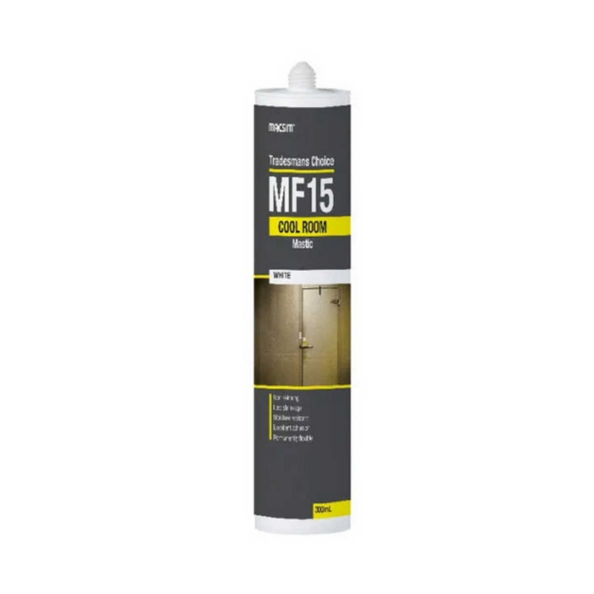 Room Mastic White MF15 300Gr Tube to suit Cool