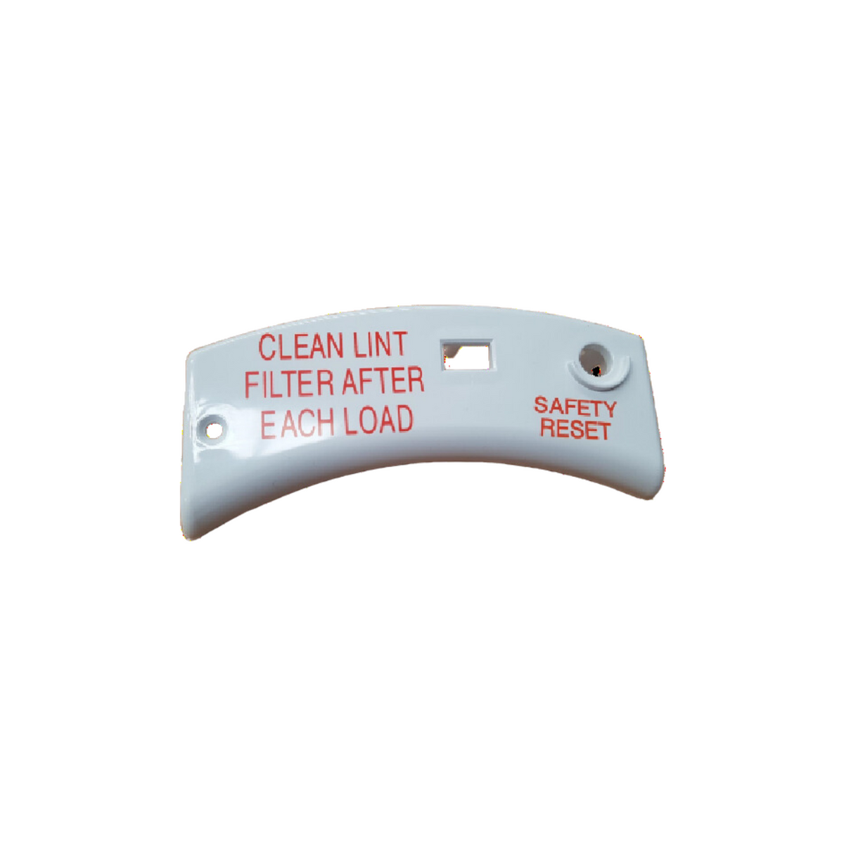 Dryer Mounting Plate For Door Switch (With Reset Hole) to suit Simpson Dryers D235A