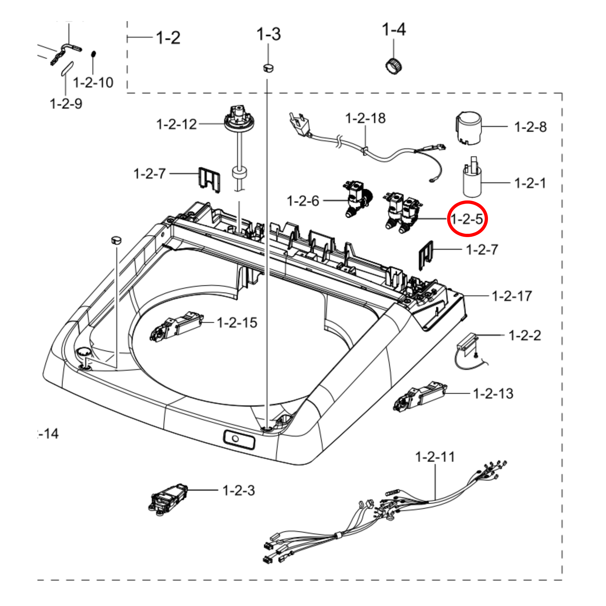 DC62-00311C Samsung Washing Machine Water Valve
