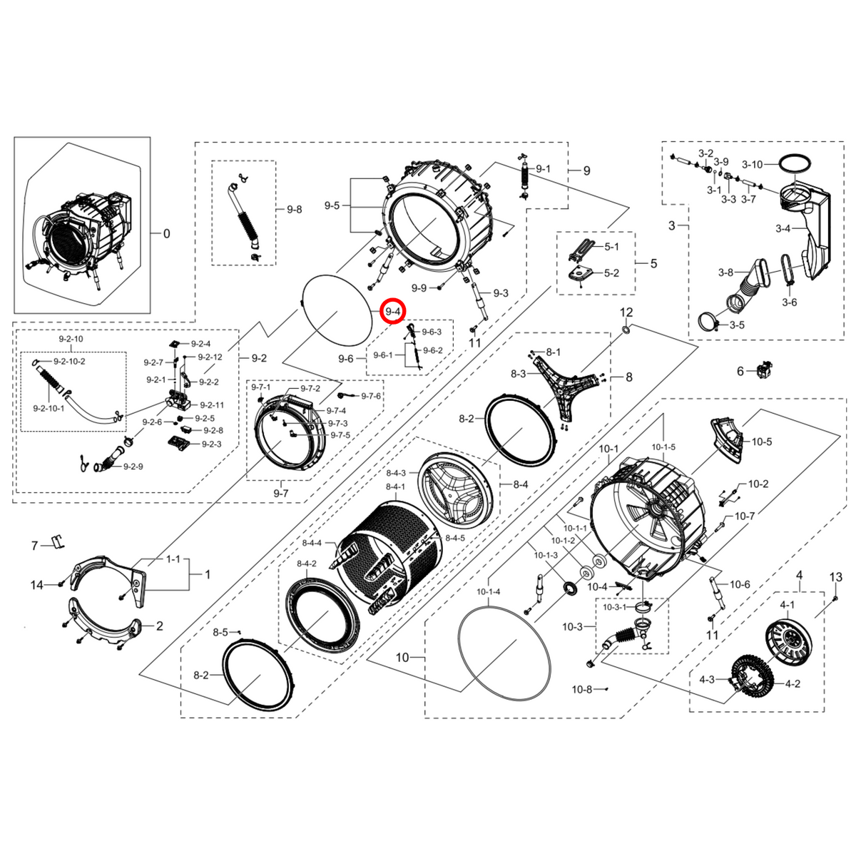 DC97-04981F Samsung Front Load Washing Machine Door Seal Clamp - image 2
