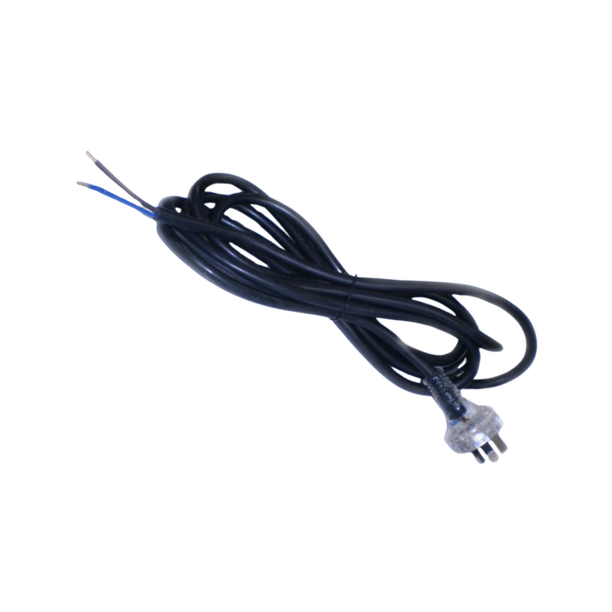 Tool Replacement Flex & Plug Heavy Duty 3 Meter 10 Amp 2 Core Black to suit EDC0568ZX