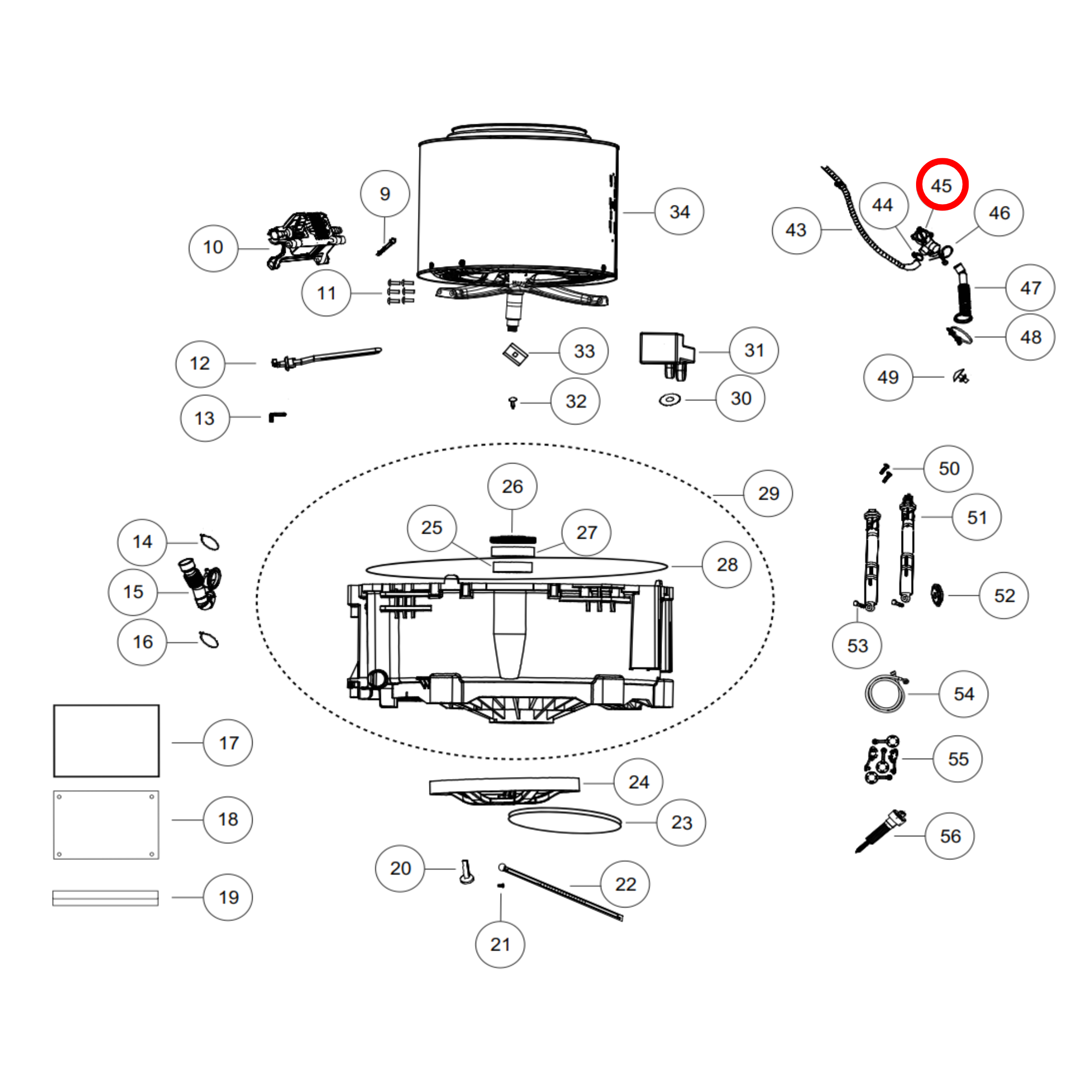 H0020809090 Fisher & Paykel Washing Machine Drain Pump