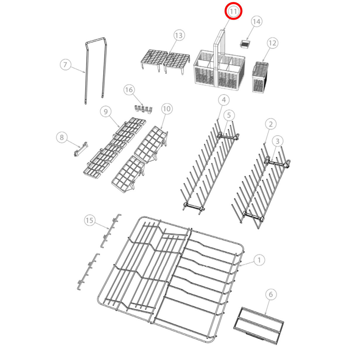 Parts diagram showing H0120802868B for Fisher & Paykel dishwasher models