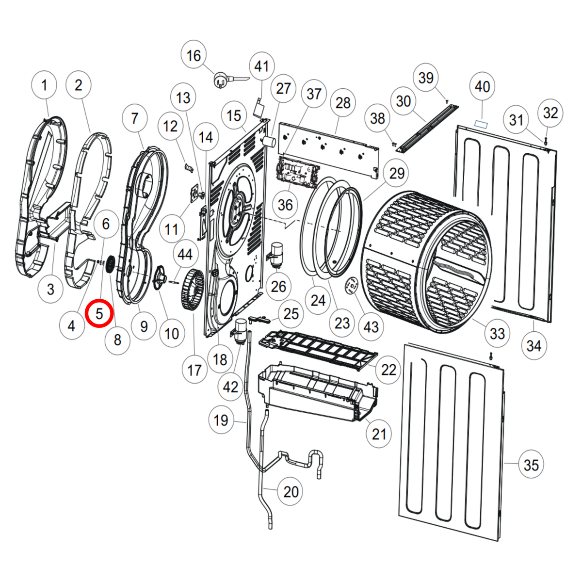 Genuine Fisher & Paykel Dryer Washer Metal H0030600168