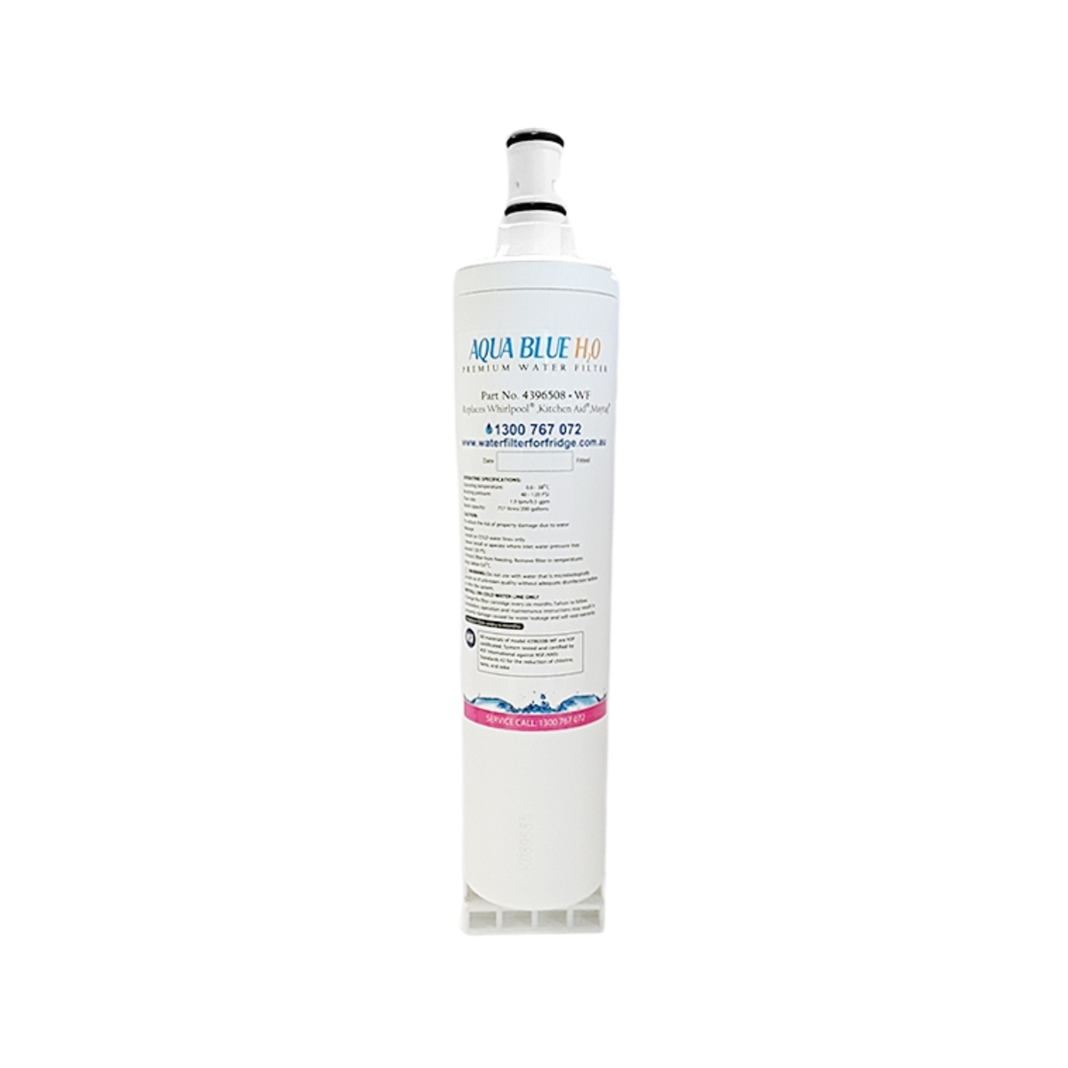 Genuine Whirlpool Fridge Water Filter Single 4396508WF