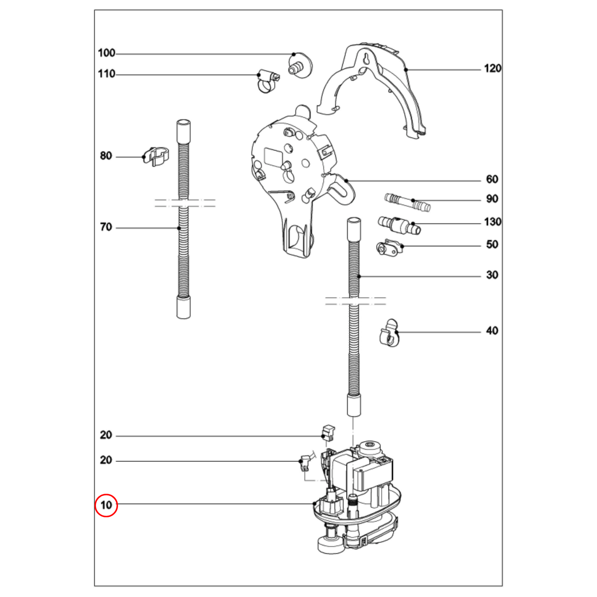 Genuine Miele Dryer Condensation Pump 10767711