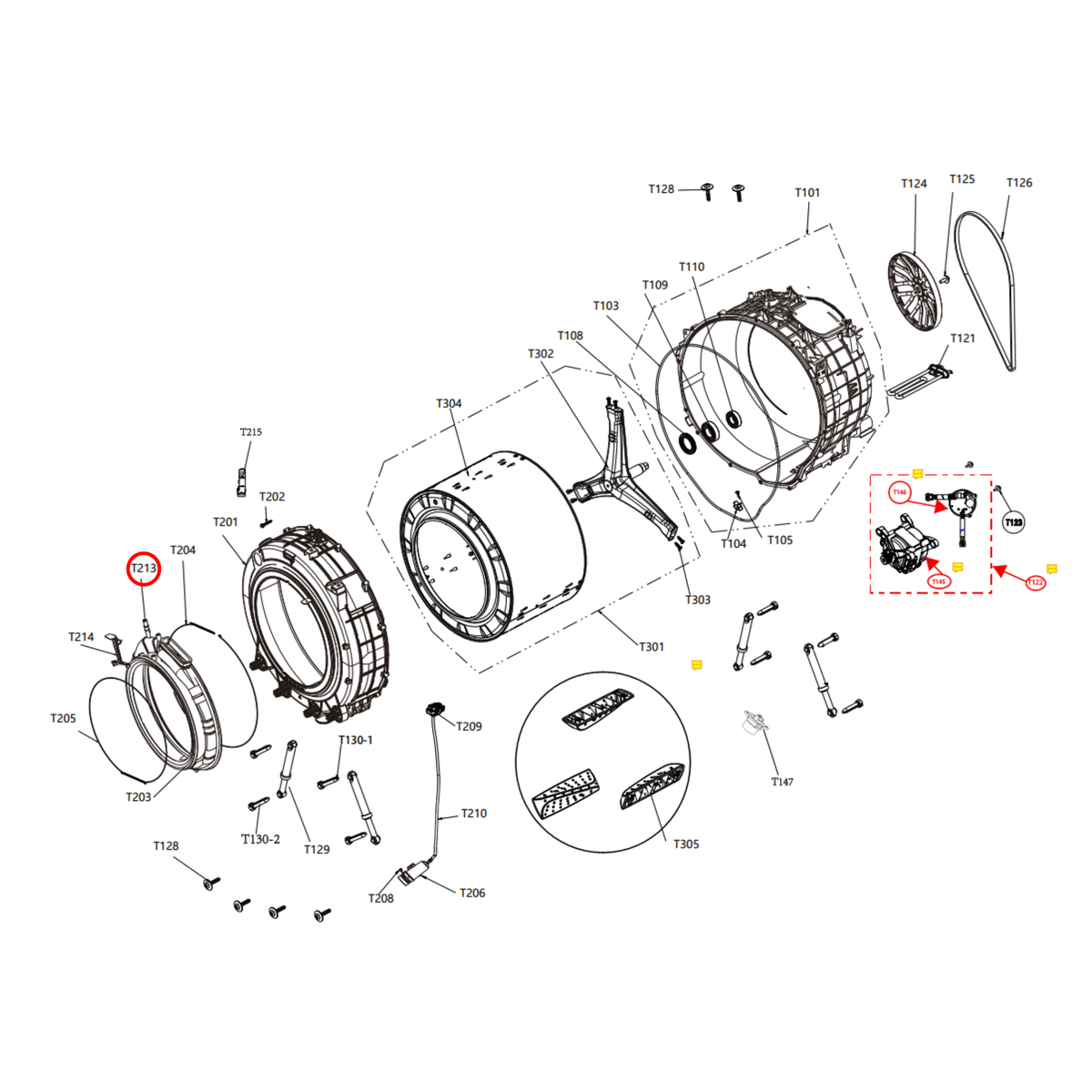 K2315391 Hisense Washing Machine Door Seal - image 2