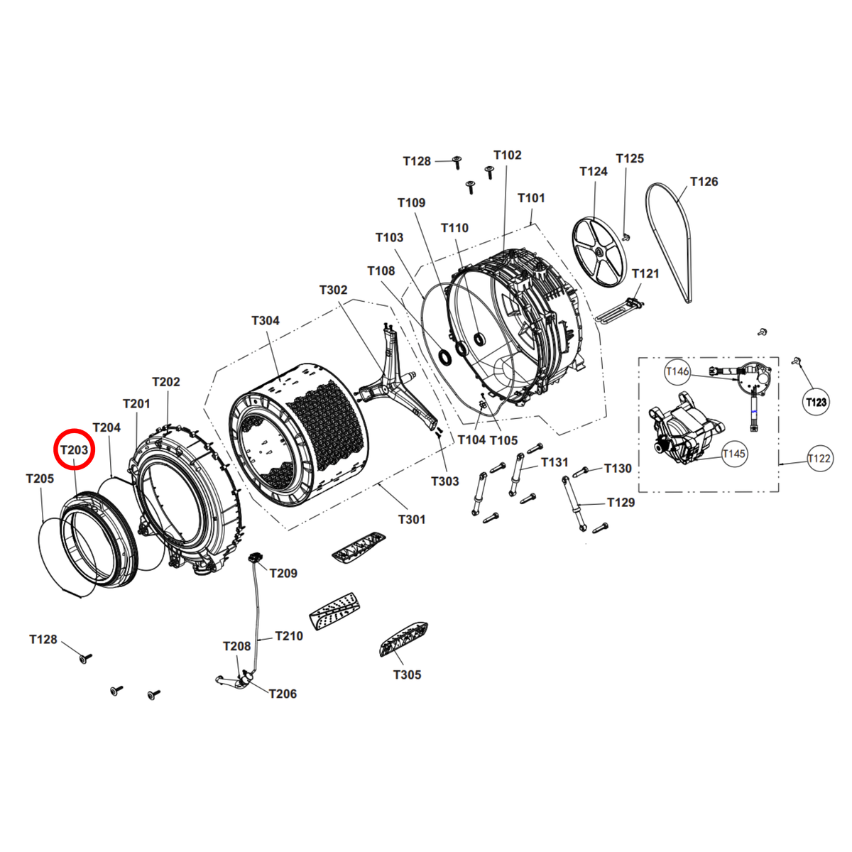 K2228093 Hisense Washing Machine Door Seal - image 2