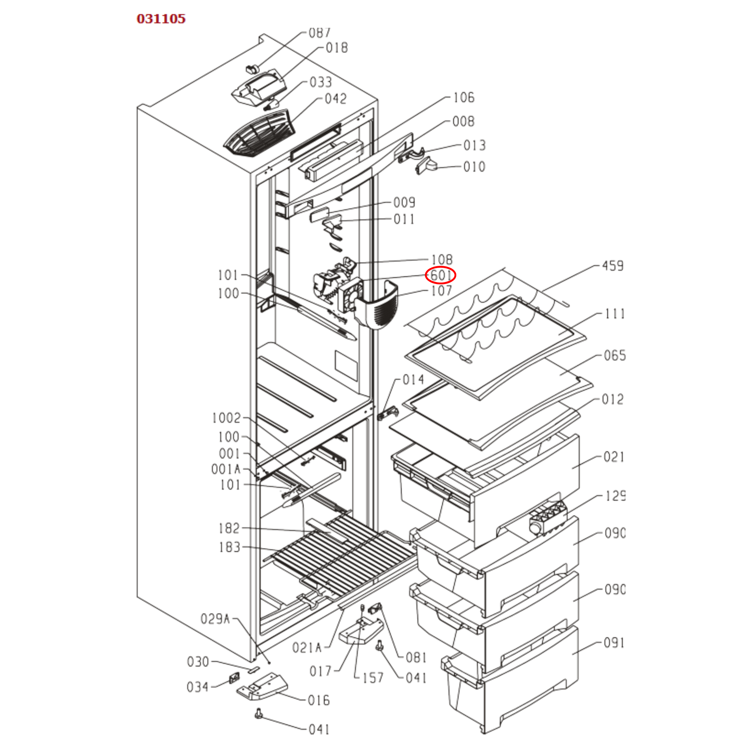 446651 Asko, Gorenje Fridge Fan DFB922512L