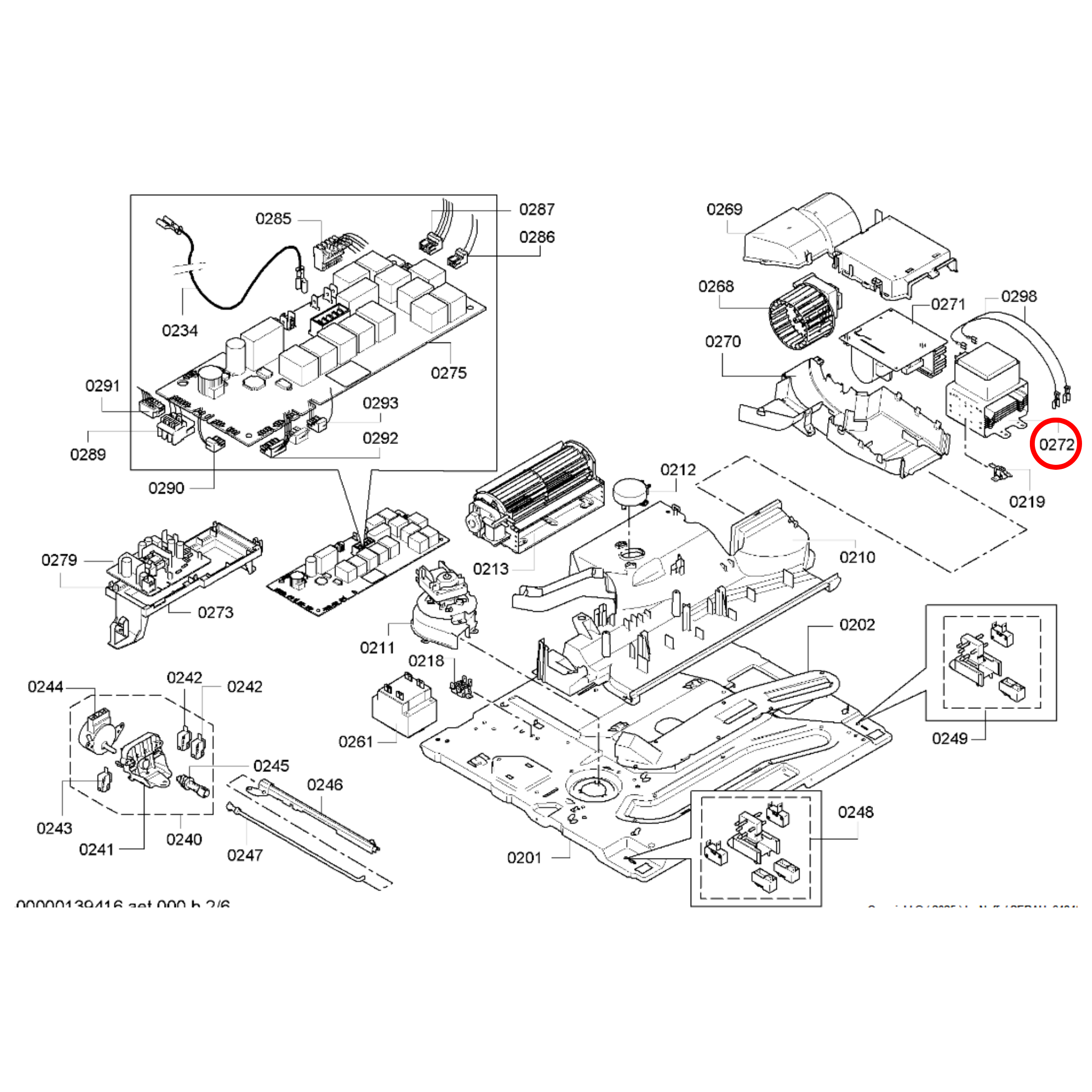 00642266 Bosch, Neff Microwave Magnetron - 00497367, 00495005