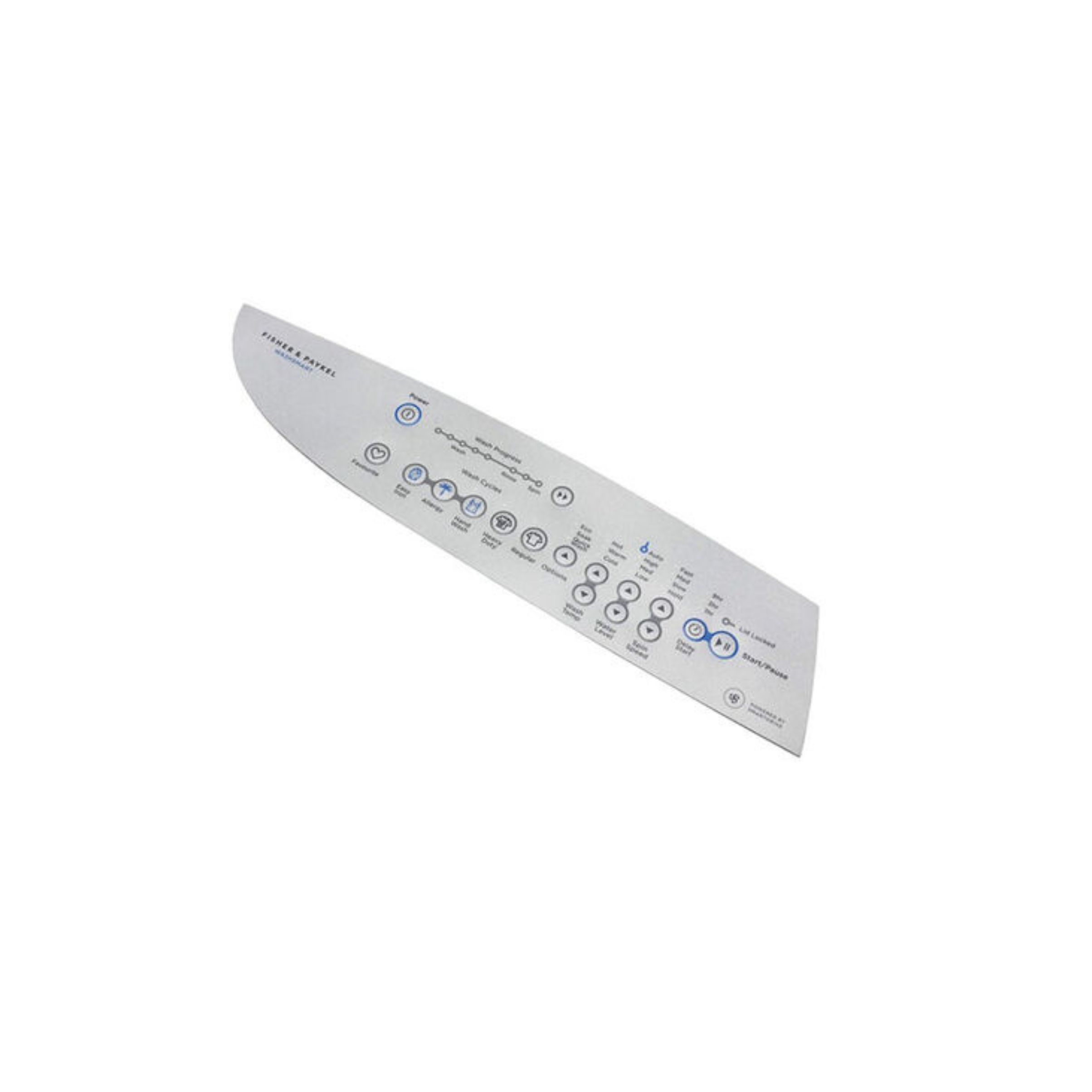 429768 Fisher & Paykel Washing Machine Facia Decal - 424147