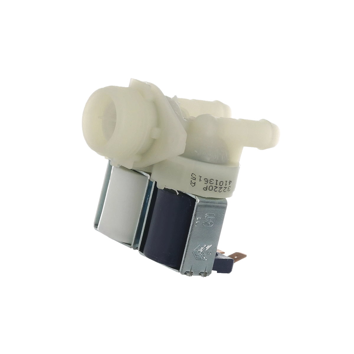 Washing Machine Cold Water Dual Inlet Valve 180 Degree to suit Beko, Euromaid & Hoover Washing Machines 41013615