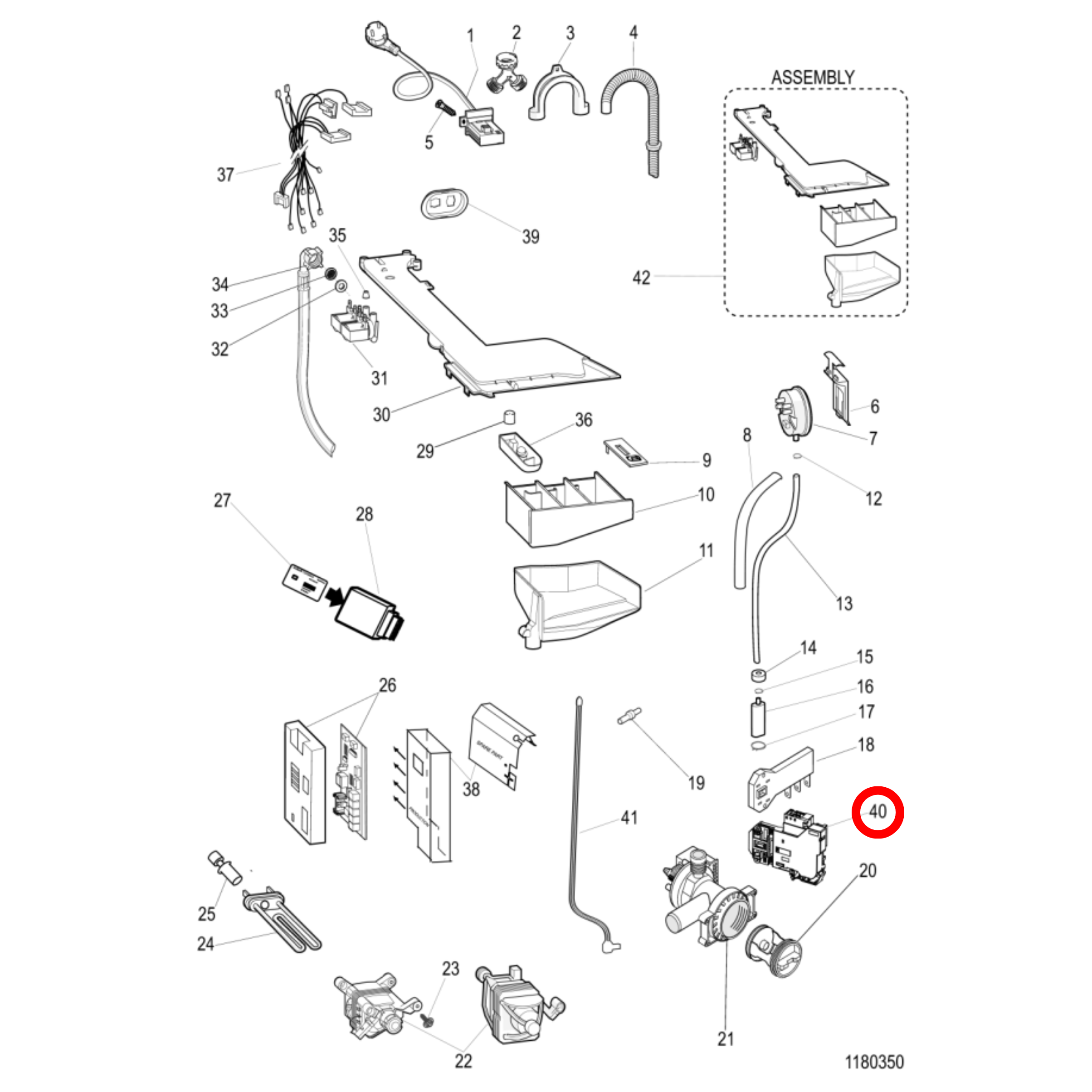 481010885440 Ariston, Whirlpool Washing Machine Door Lock - C00508660