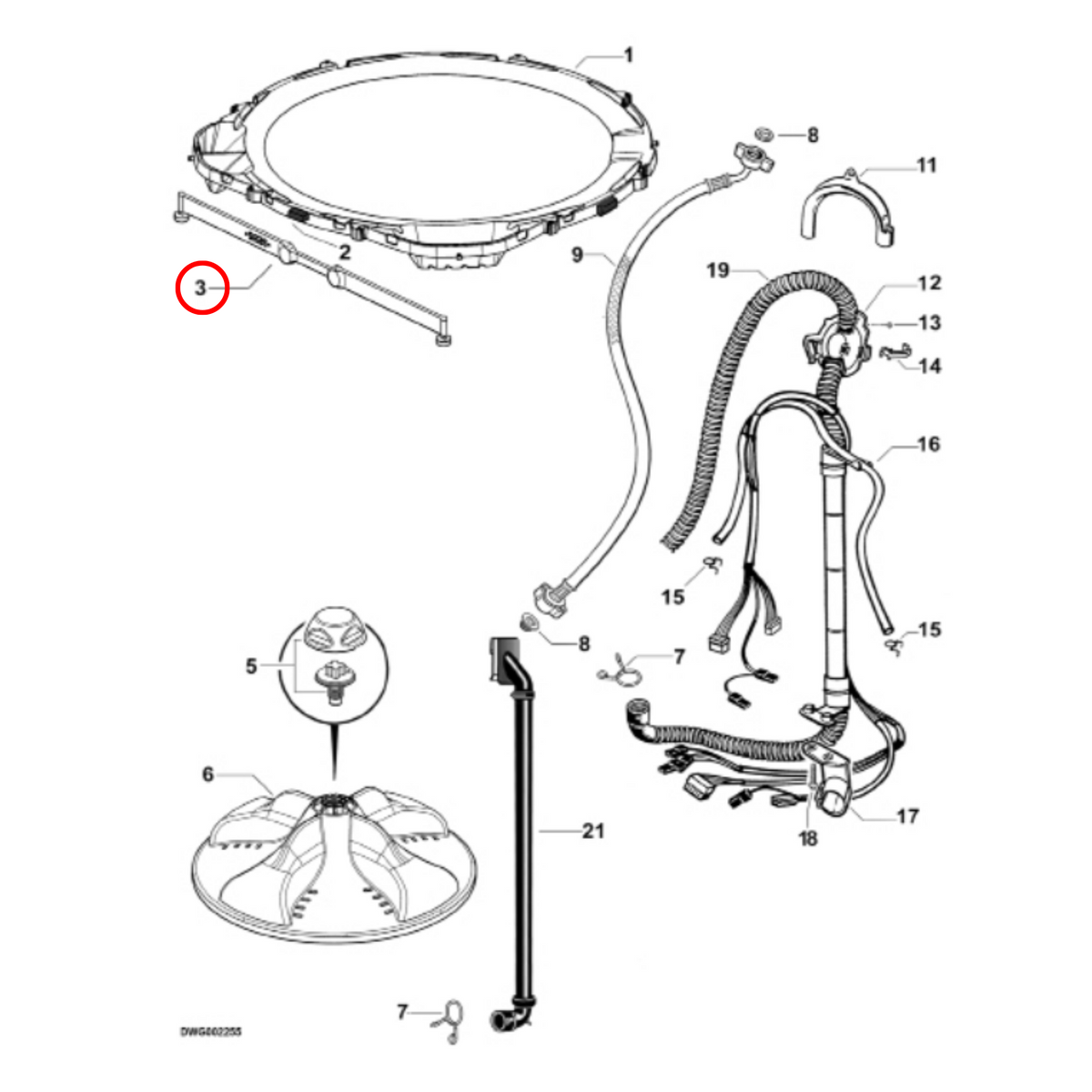 420978P Fisher & Paykel Washing Machine AquaSmart Suspension Strap Kit