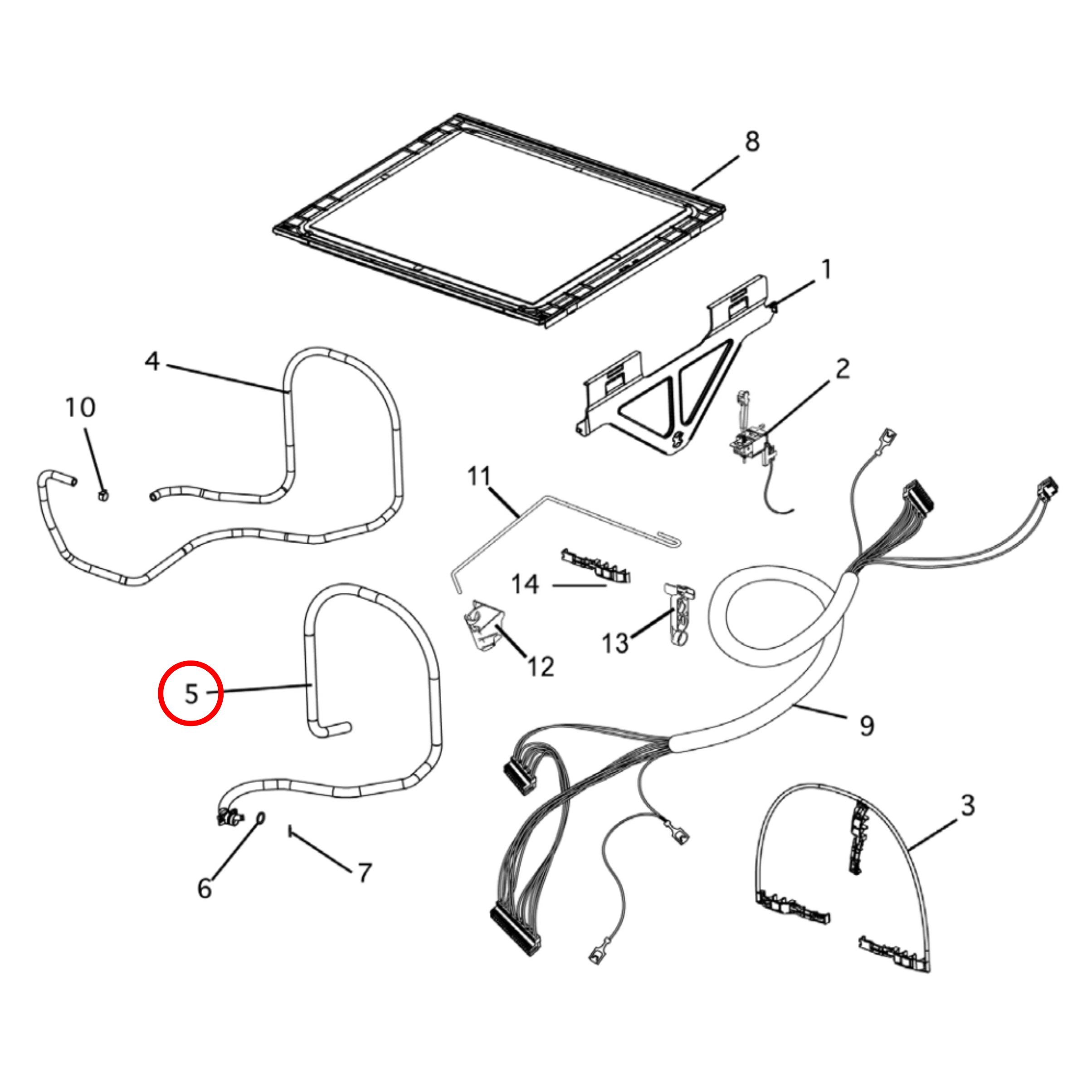 527137 Fisher & Paykel Dishwasher Drain Hose