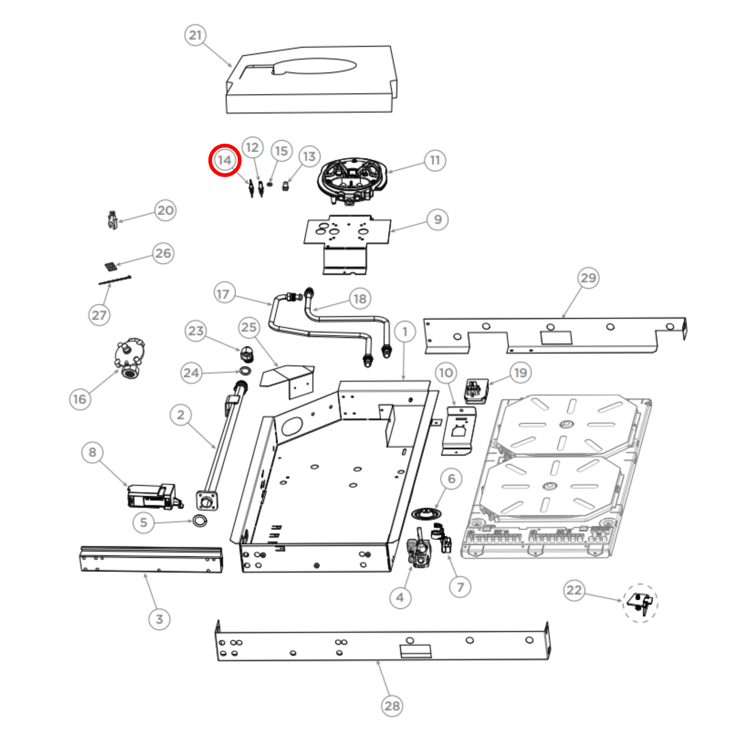533886 Fisher & Paykel Cooktop Thermocouple Dual Work GF