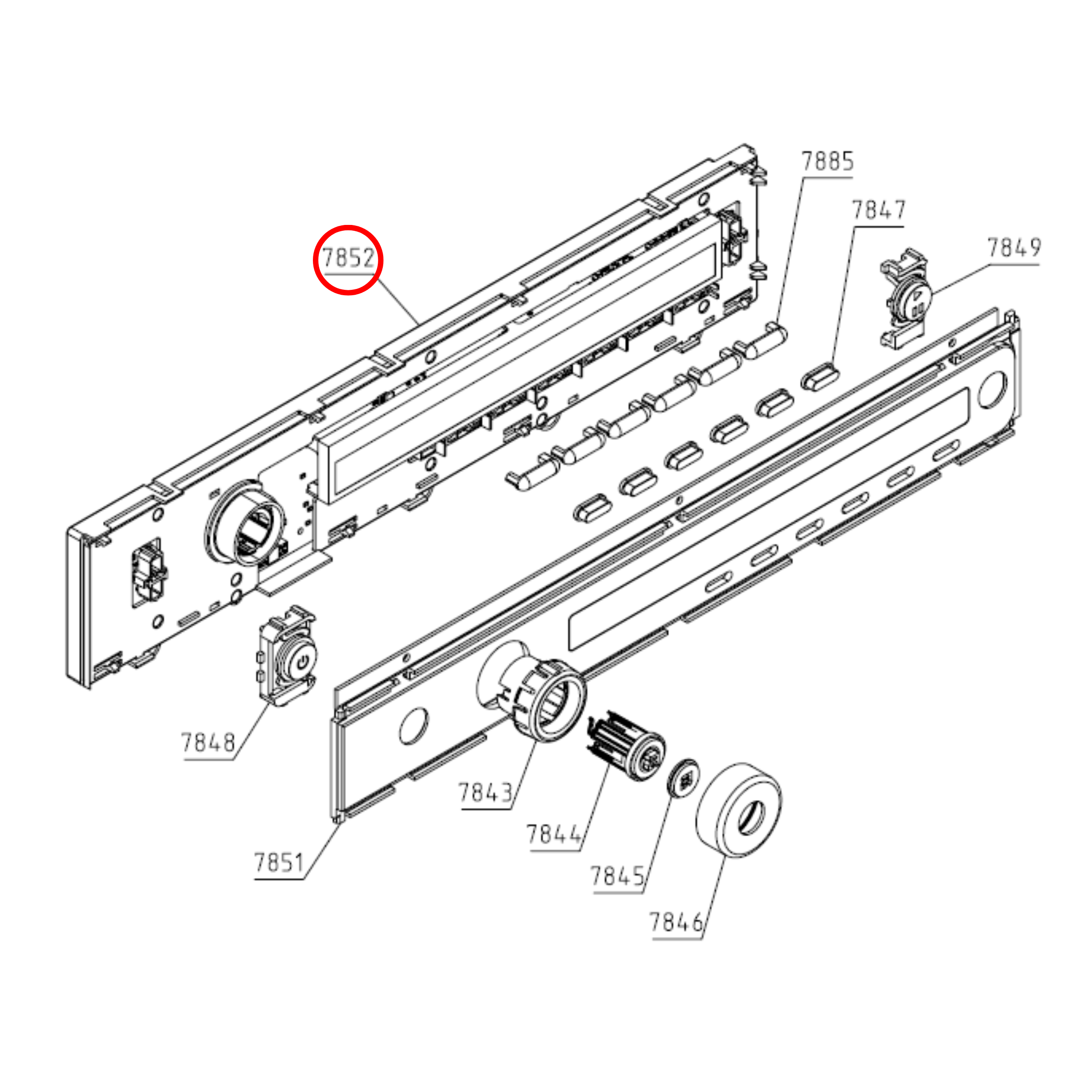 575961 Asko Tumble Dryer PCB Control Unit