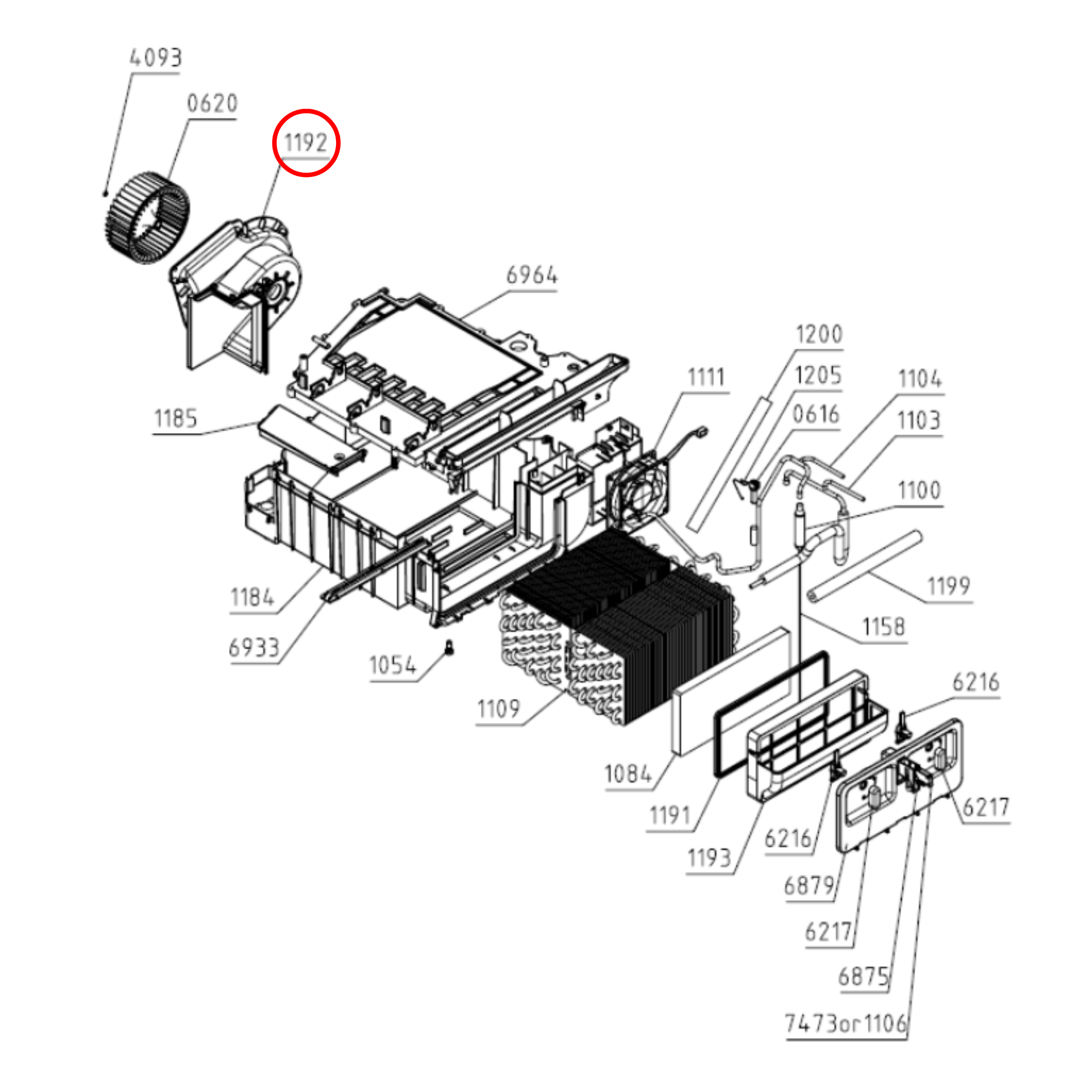 617297 Asko Tumble Dryer Fan Housing SP13