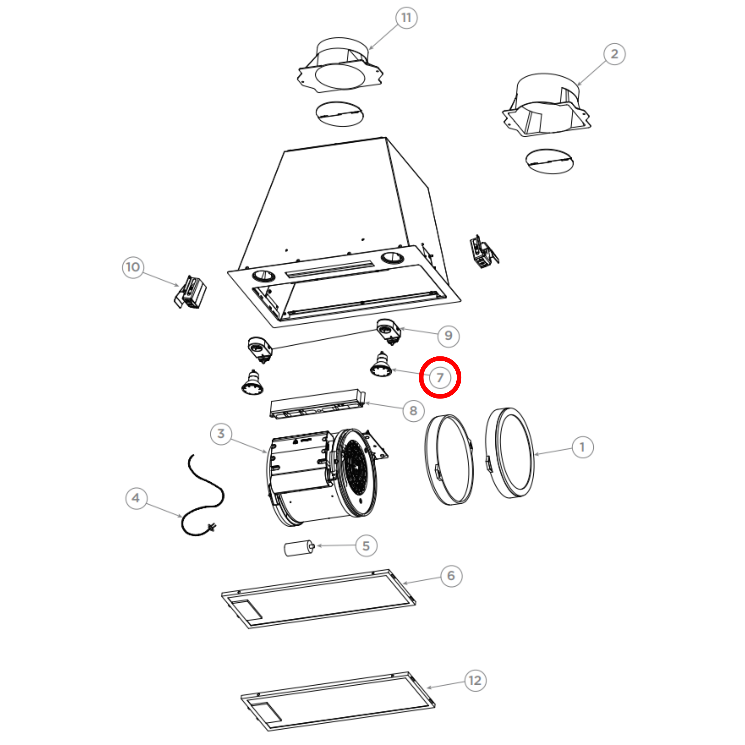 792603 Fisher & Paykel Rangehood Led Light Bulb - 792393
