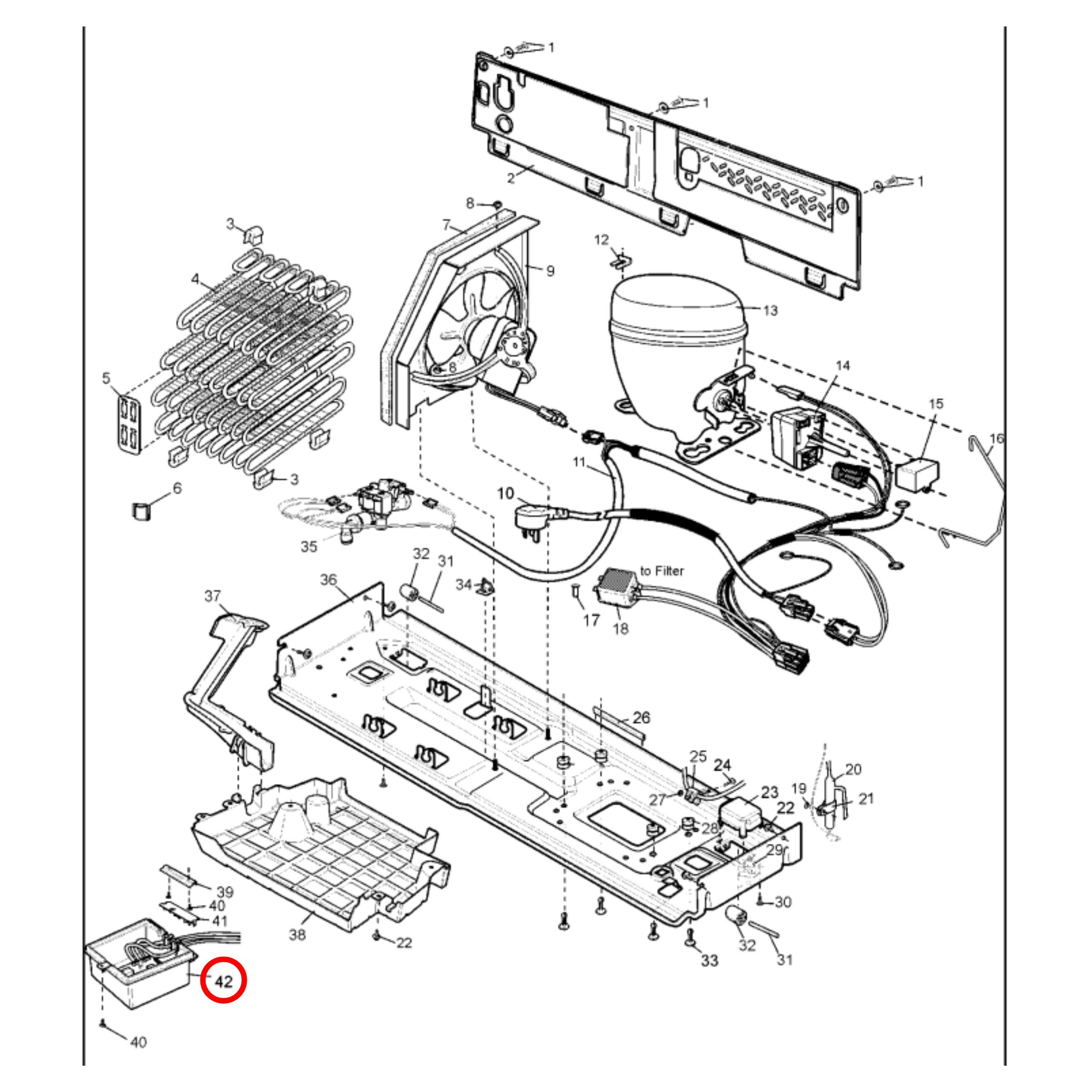 8588088935016 Electrolux, Westinghouse Fridge PCB Control Buzzer - 808893501, 1453474