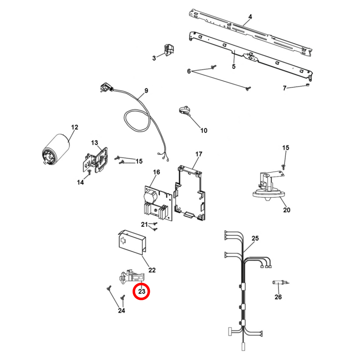 790715 Fisher & Paykel Front Load Washing Machine Door Lock