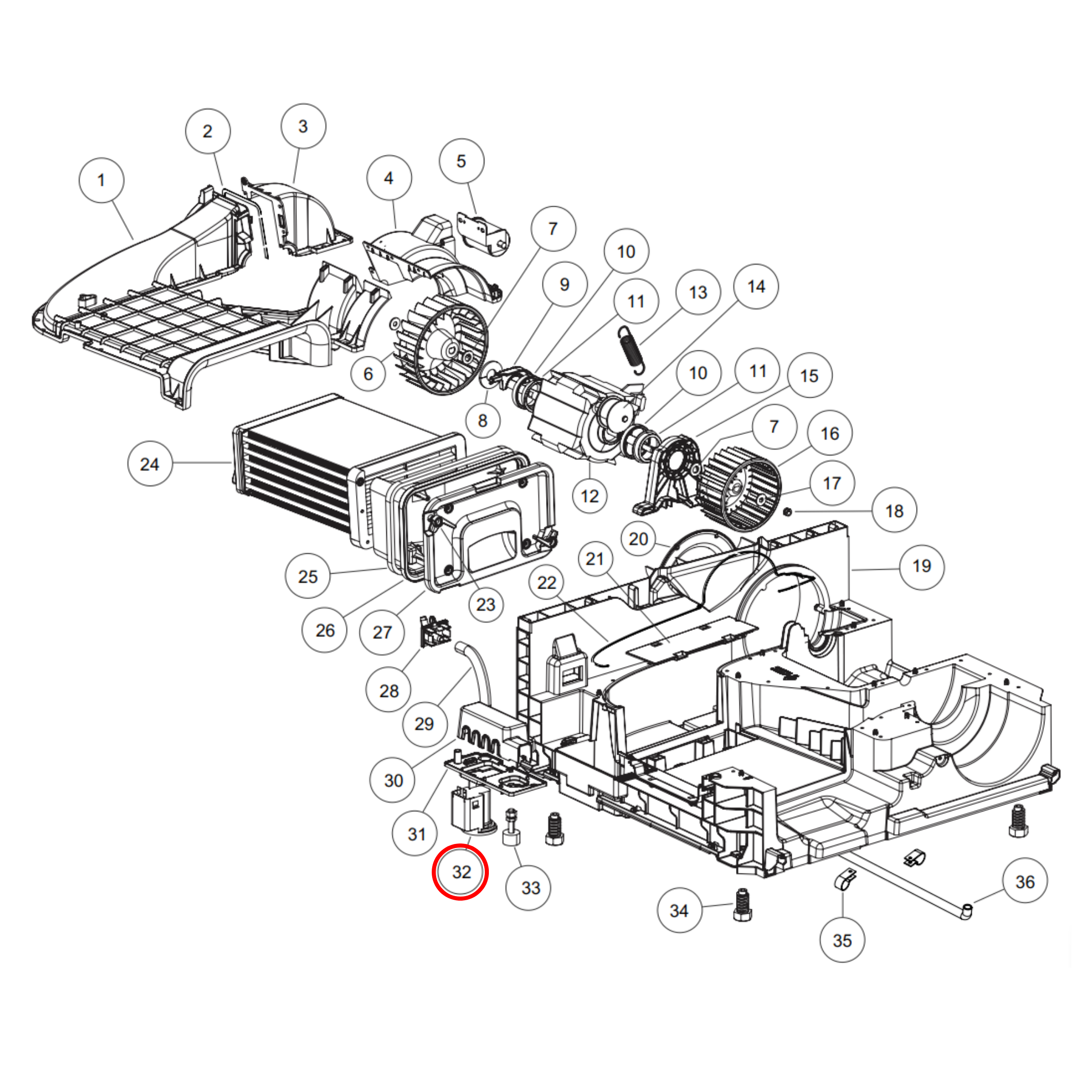 H0024000190 Fisher & Paykel, Haier Dryer Condensate Pump